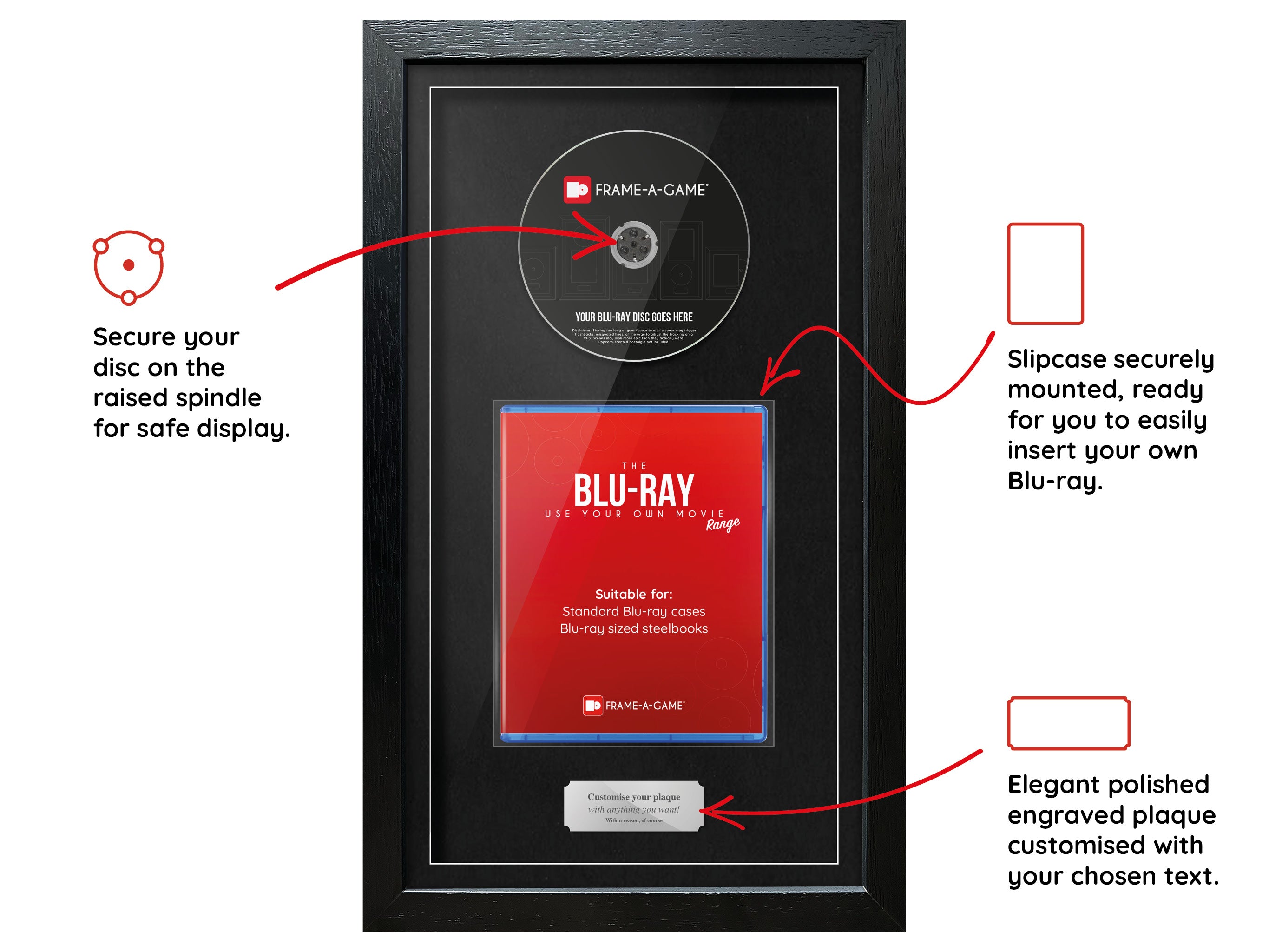 Use Your Own Movie (Blu-ray) Exhibition Range Frame - Frame-A-Game