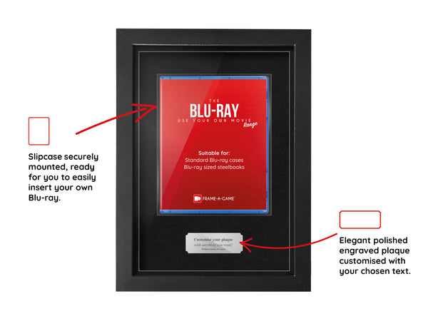 Use Your Own Movie (Blu-ray) Display Case Range Frame - Frame-A-Game