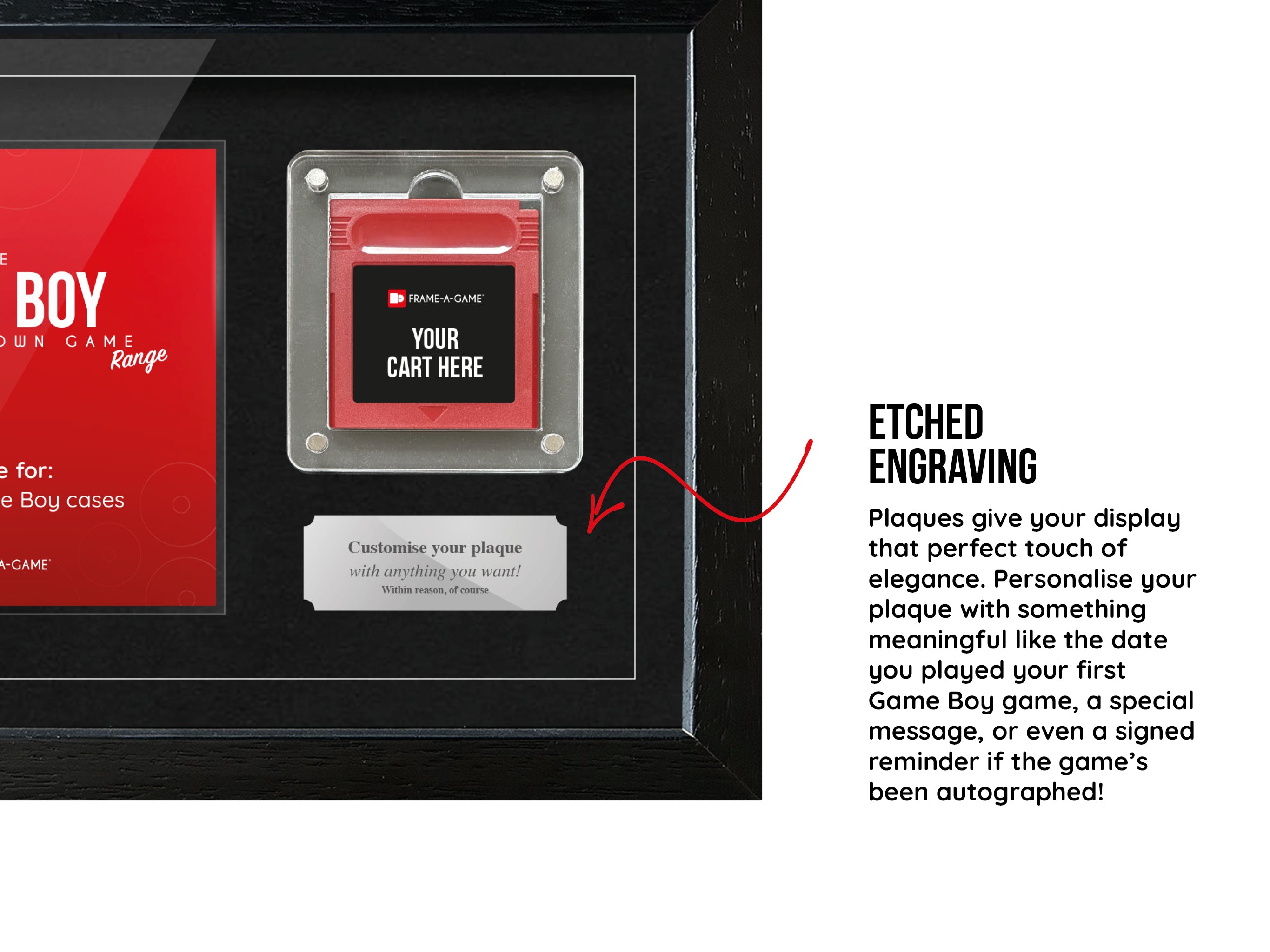 Use Your Own Game (Game Boy) Exhibition Range Frame - Frame-A-Game