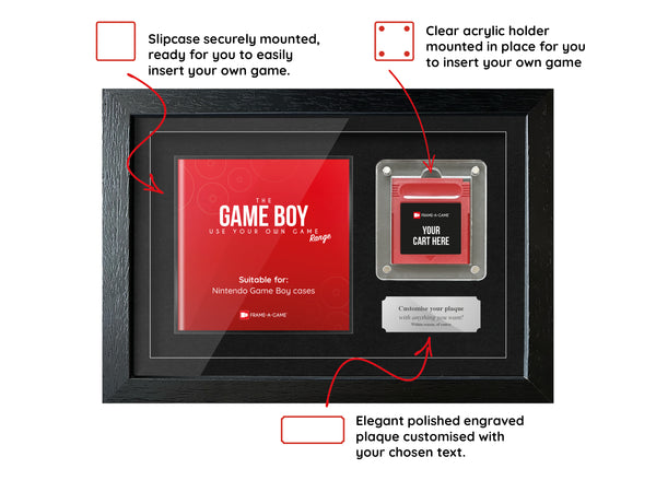 Use Your Own Game (Game Boy) Exhibition Range Frame - Frame-A-Game