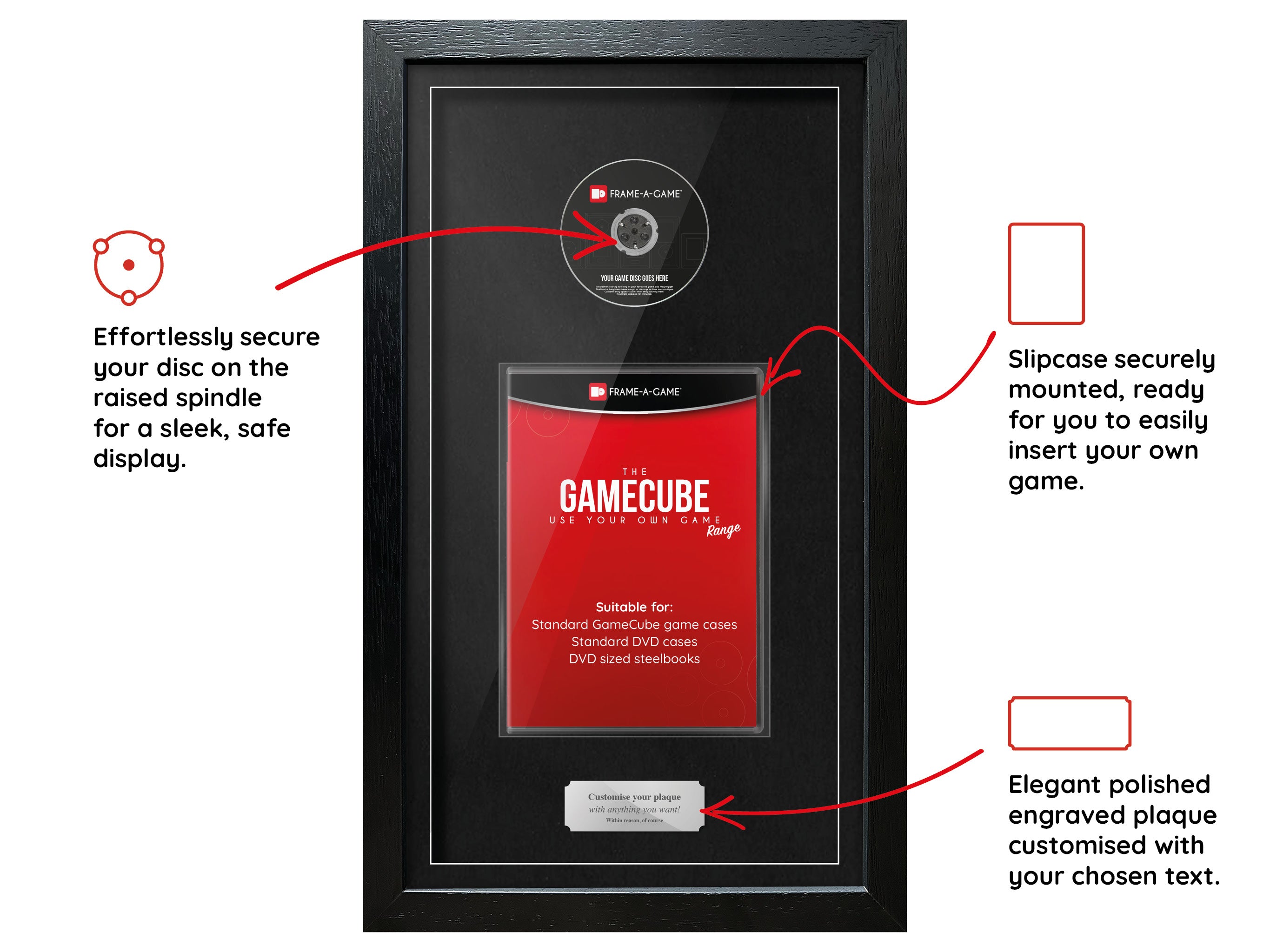 Use Your Own Game (GameCube) Exhibition Range Frame - Frame-A-Game