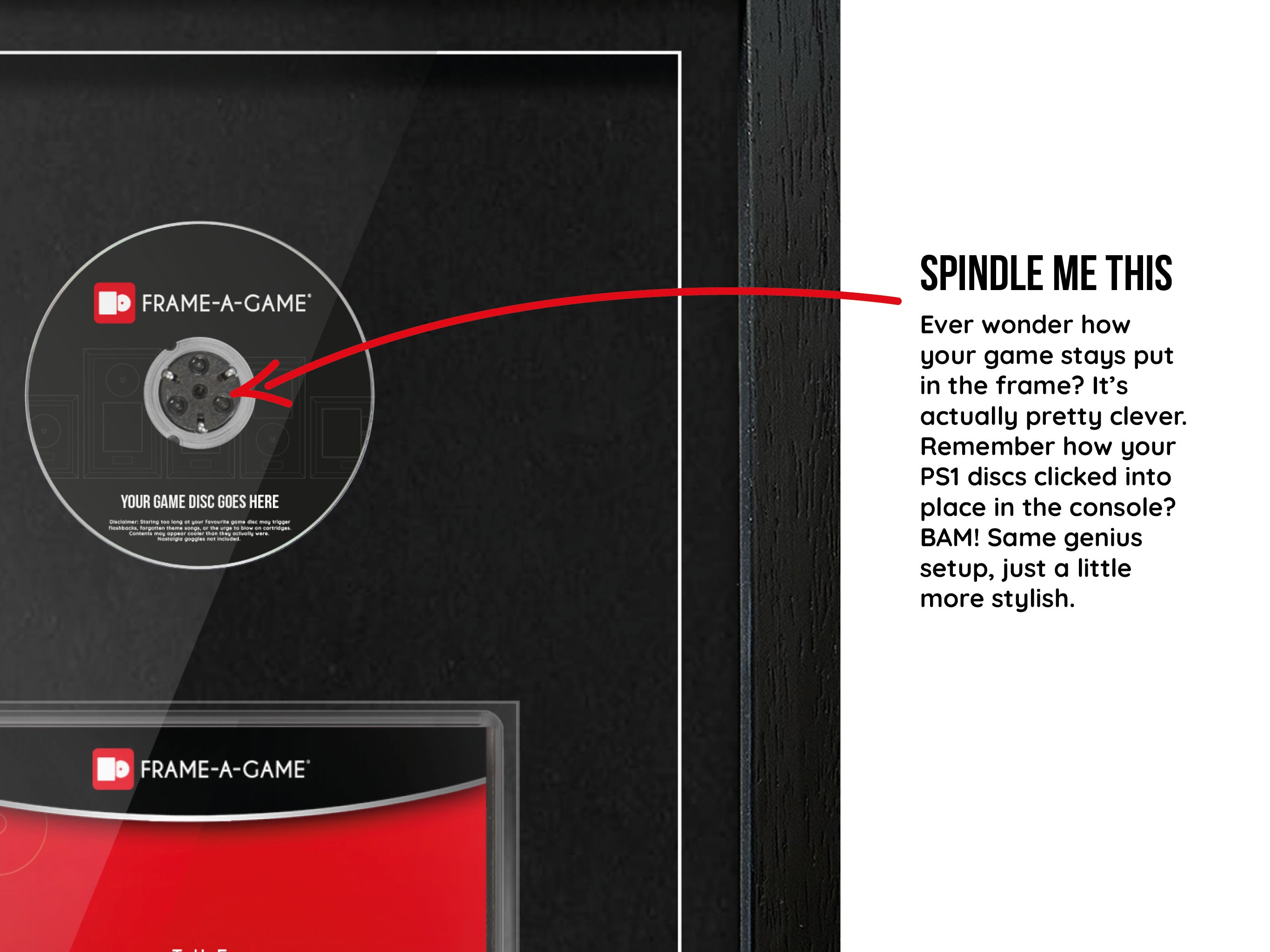 Use Your Own Game (GameCube) Exhibition Range Frame - Frame-A-Game