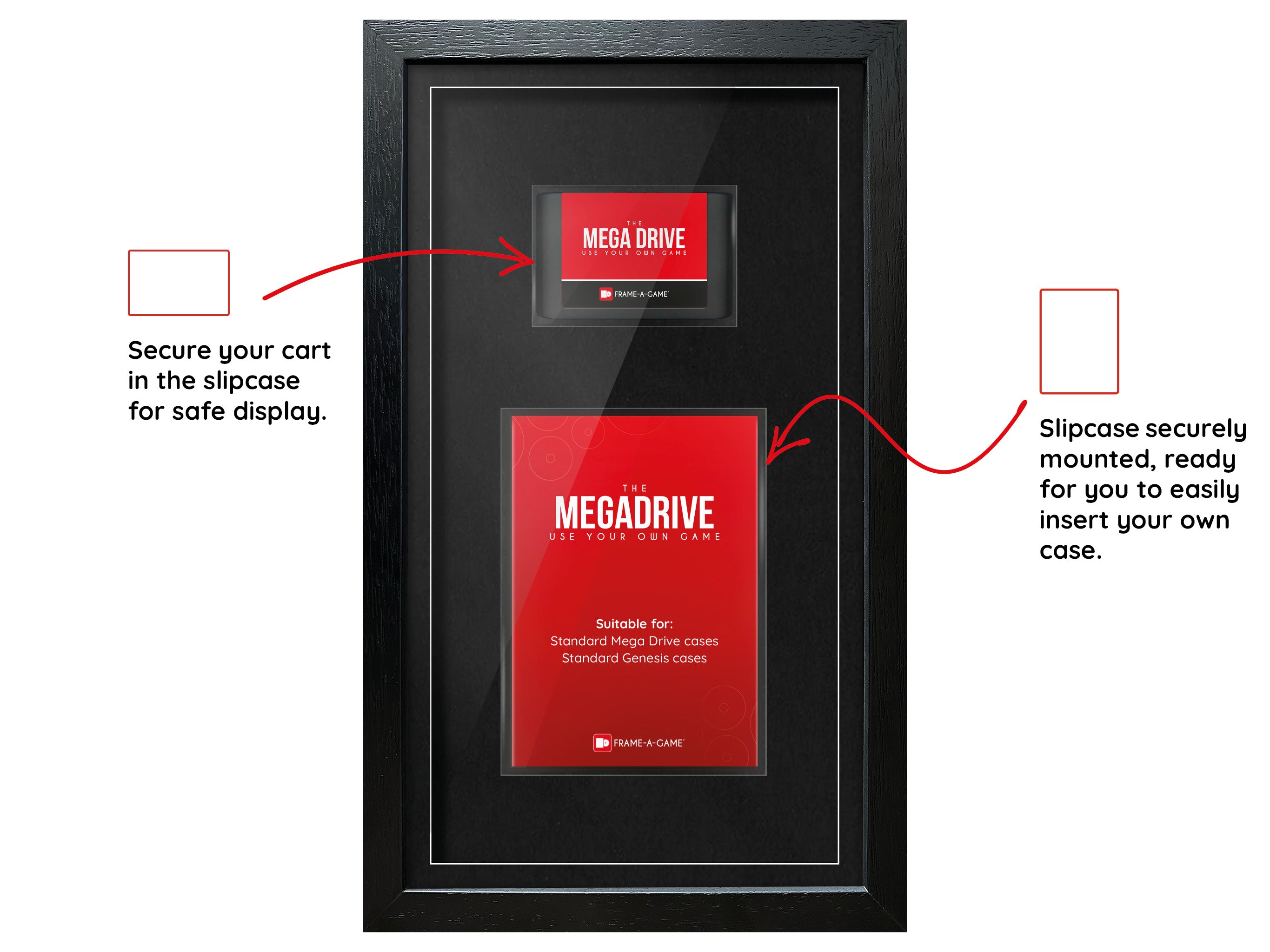 Use Your Own Game (Mega Drive/Genesis) Exhibition Range Frame - Frame-A-Game