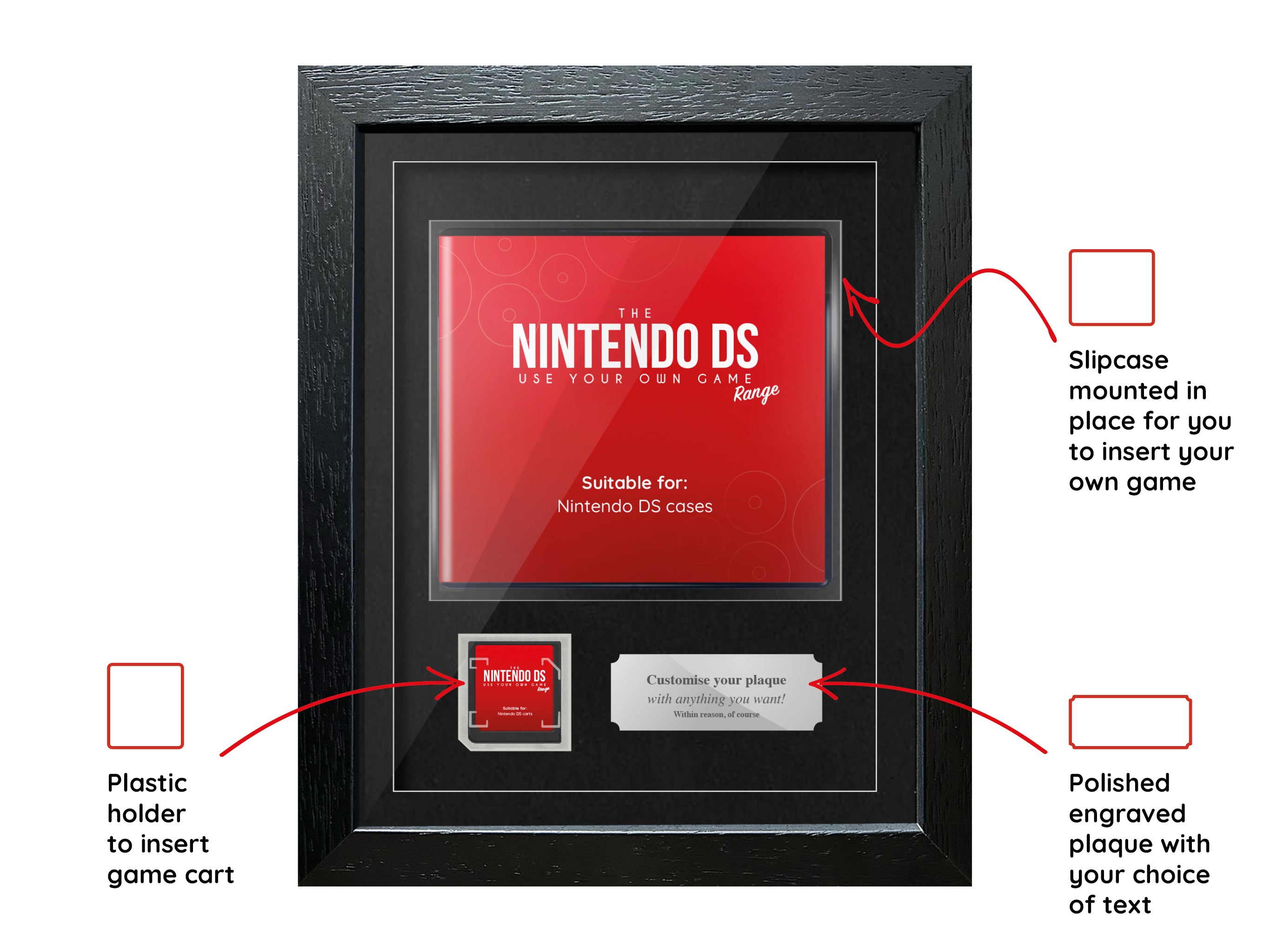 Use Your Own Game (DS) Exhibition Range Frame - Frame-A-Game
