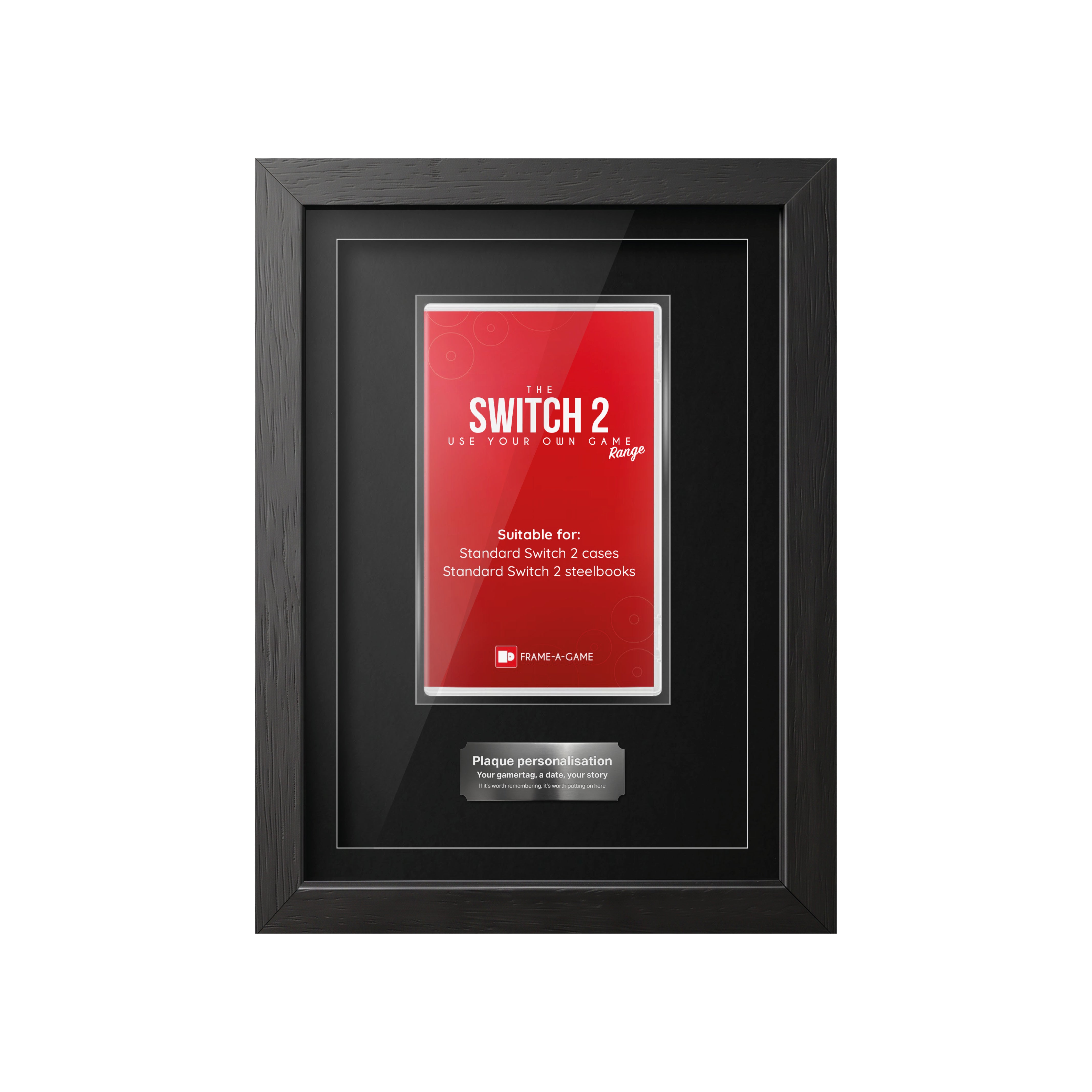 Utilisez votre propre jeu (Switch) Vitrine de présentation Cadre