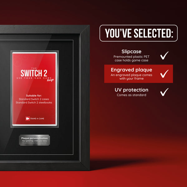 Utilisez votre propre jeu (Switch) Vitrine de présentation Cadre