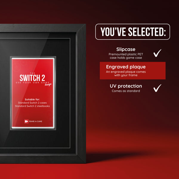 Utilisez votre propre jeu (Switch) Vitrine de présentation Cadre