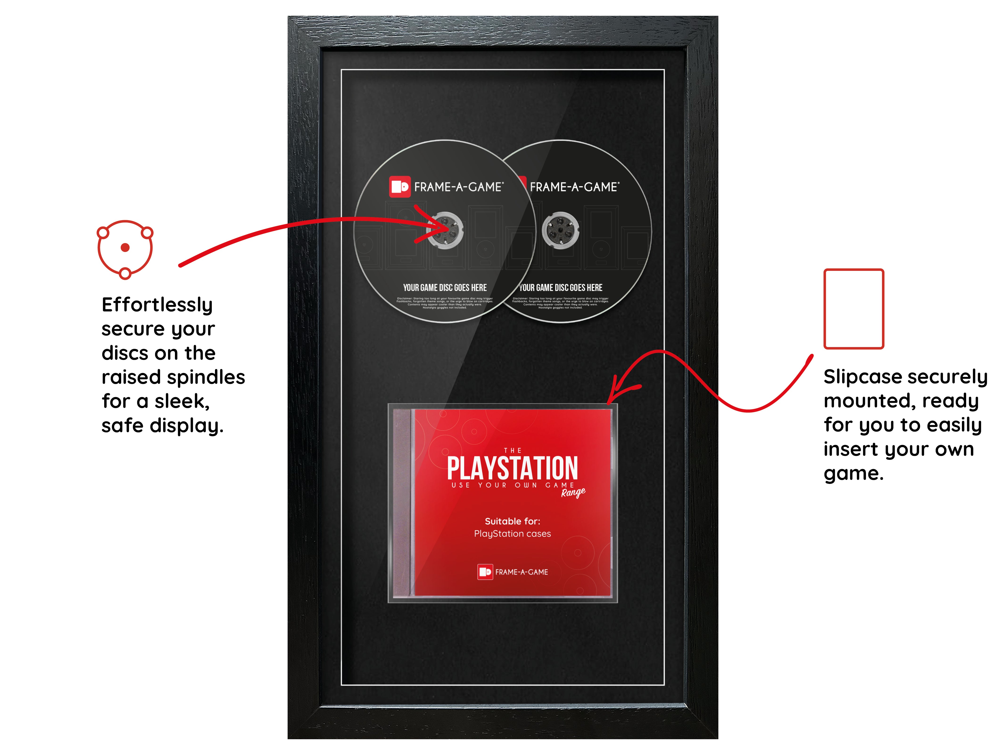 Use Your Own Game (PS1) Exhibition Range Frame - Frame-A-Game