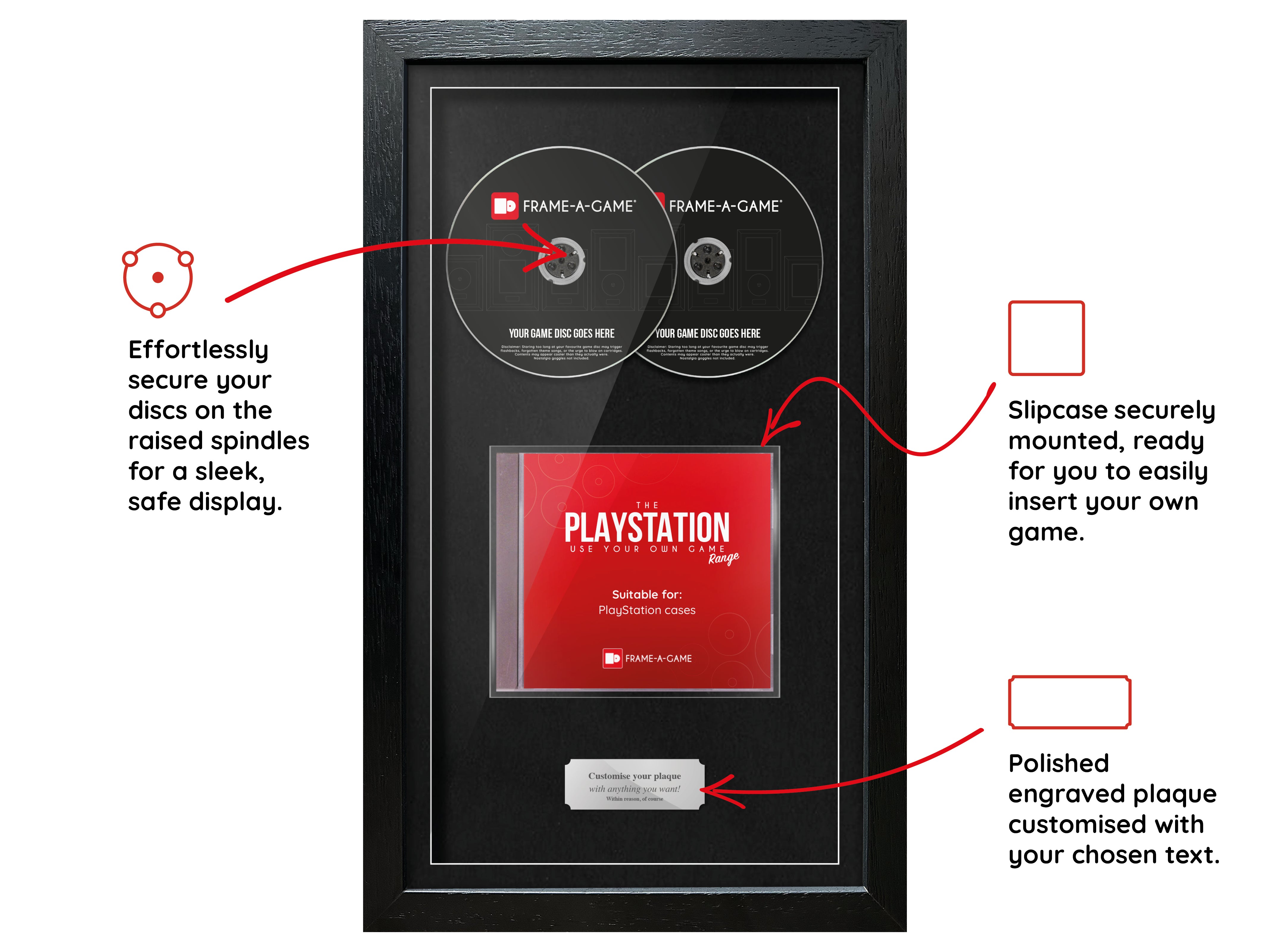 Use Your Own Game (PS1) Exhibition Range Frame - Frame-A-Game