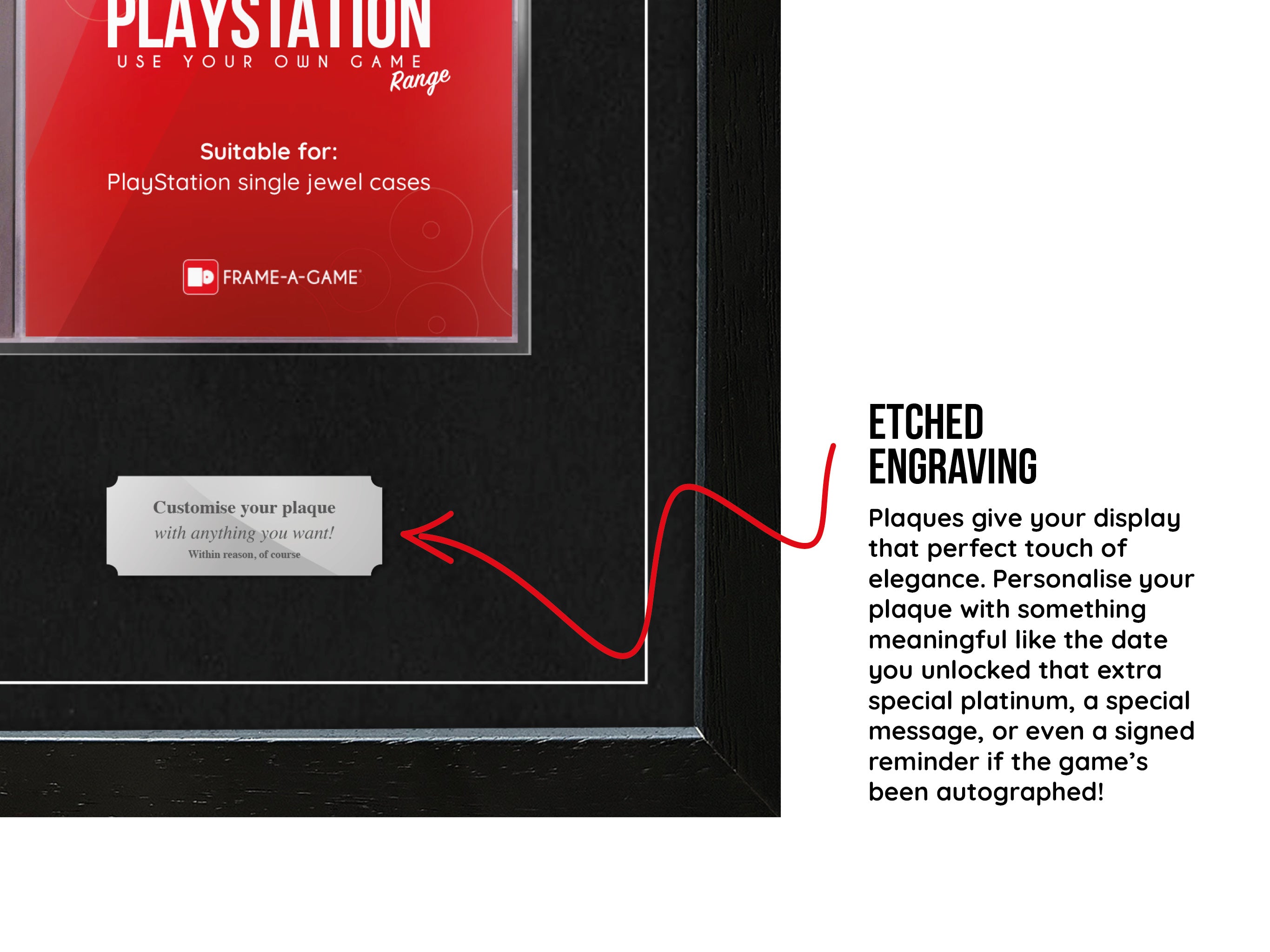 Use Your Own Game (PS1) Exhibition Range Frame - Frame-A-Game