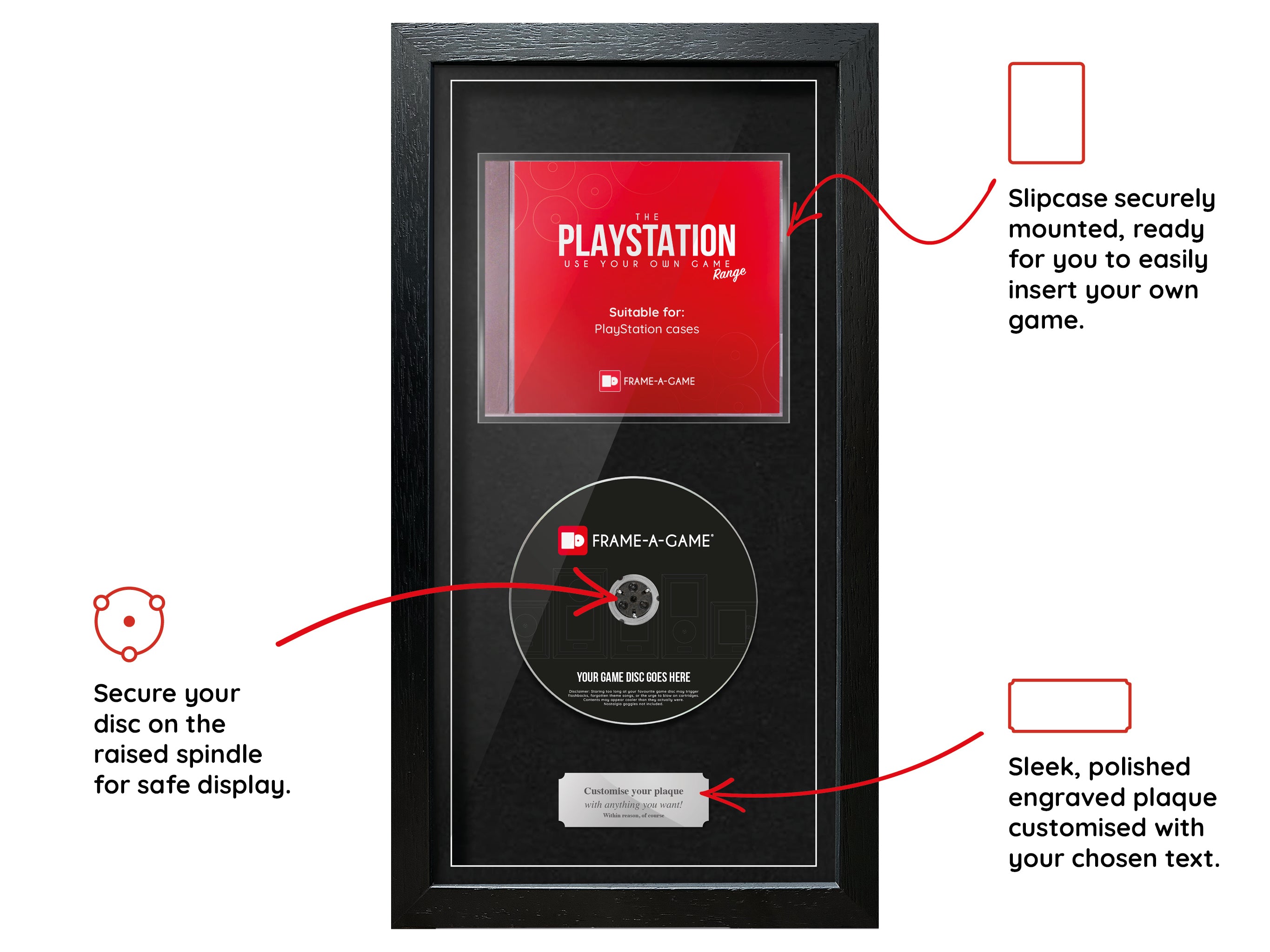 Use Your Own Game (PS1) Expo Pro Range Frame - Frame-A-Game