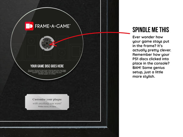 Use Your Own Game (PS1) Expo Pro Range Frame - Frame-A-Game