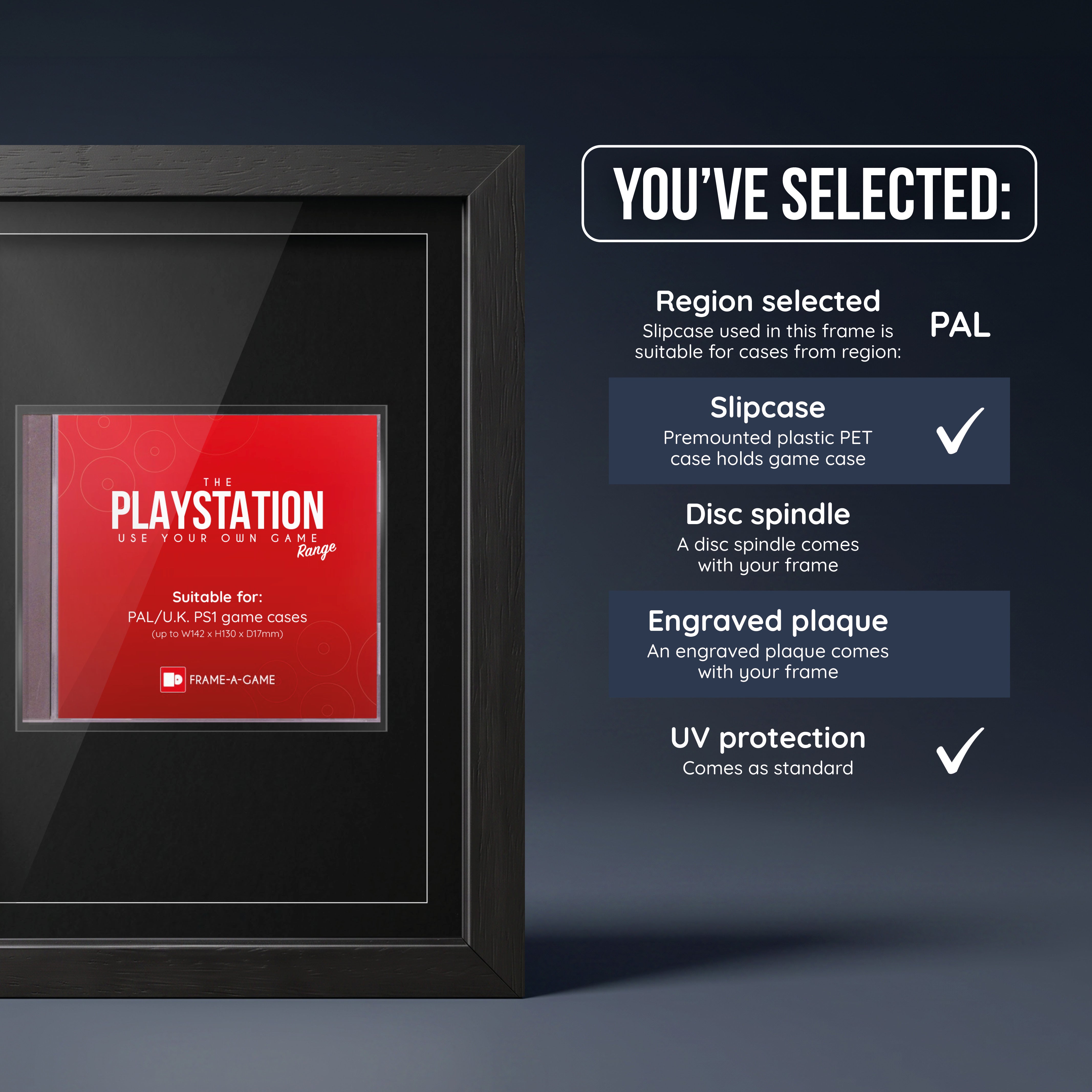 Utilisez votre propre jeu (PS5) Cadre de tir d'exposition