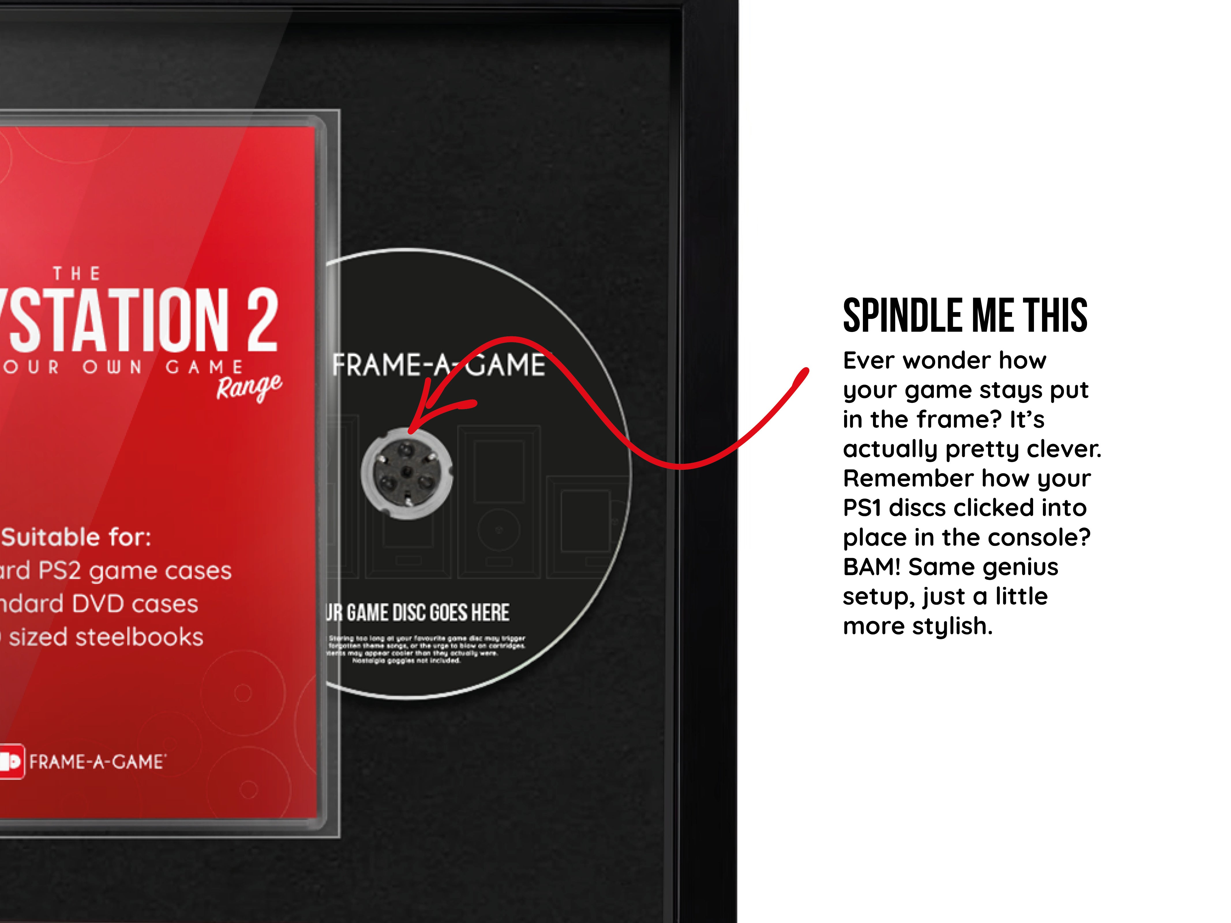 Use Your Own Game (PS2) Combined Core Range Frame - Frame-A-Game