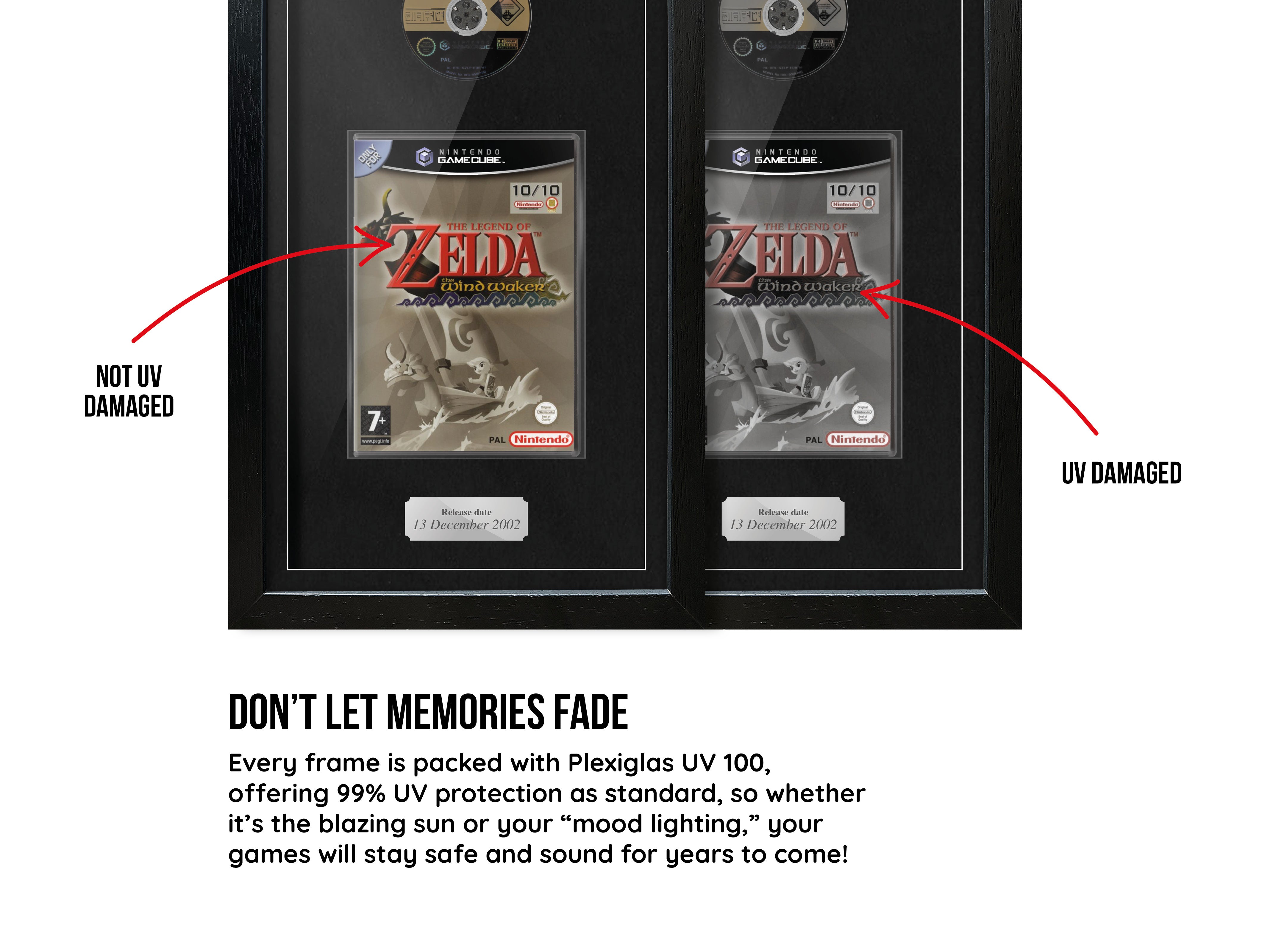 Cadre de tir d'exposition Use Your Own Game (GameCube)