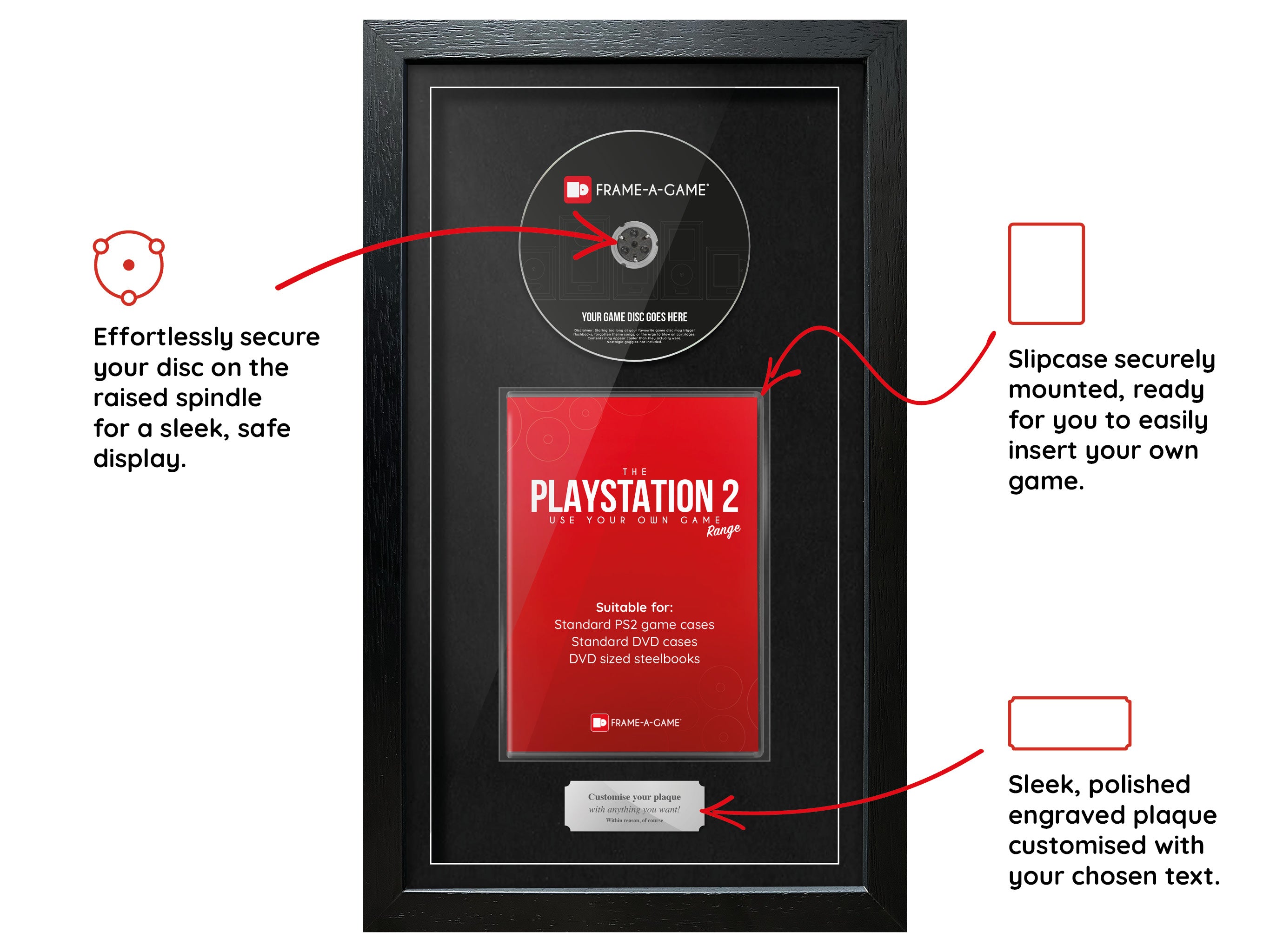 Use Your Own Game (PS2) Exhibition Range Frame - Frame-A-Game