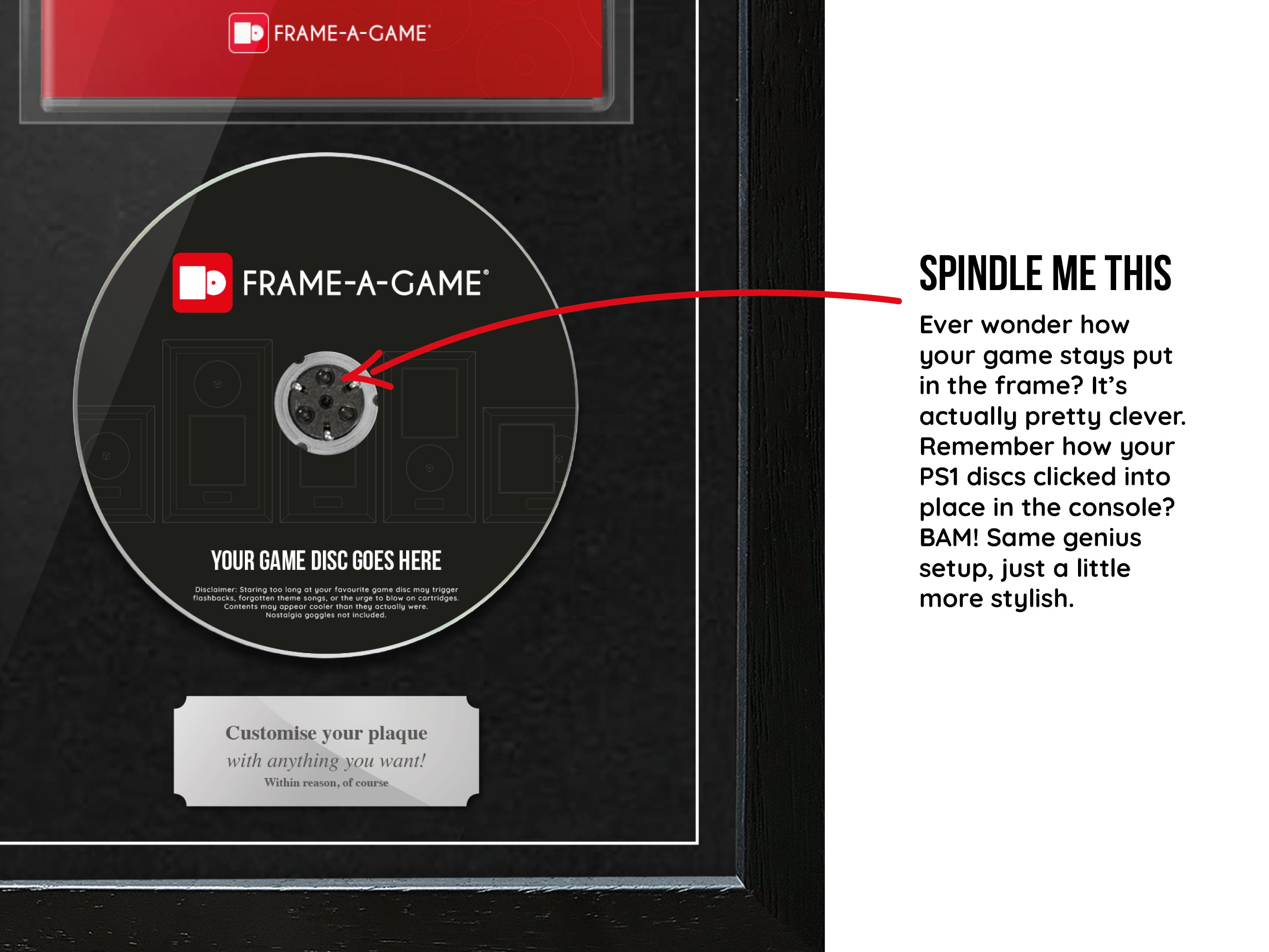 Use Your Own Game (PS2) Expo Pro Range Frame - Frame-A-Game