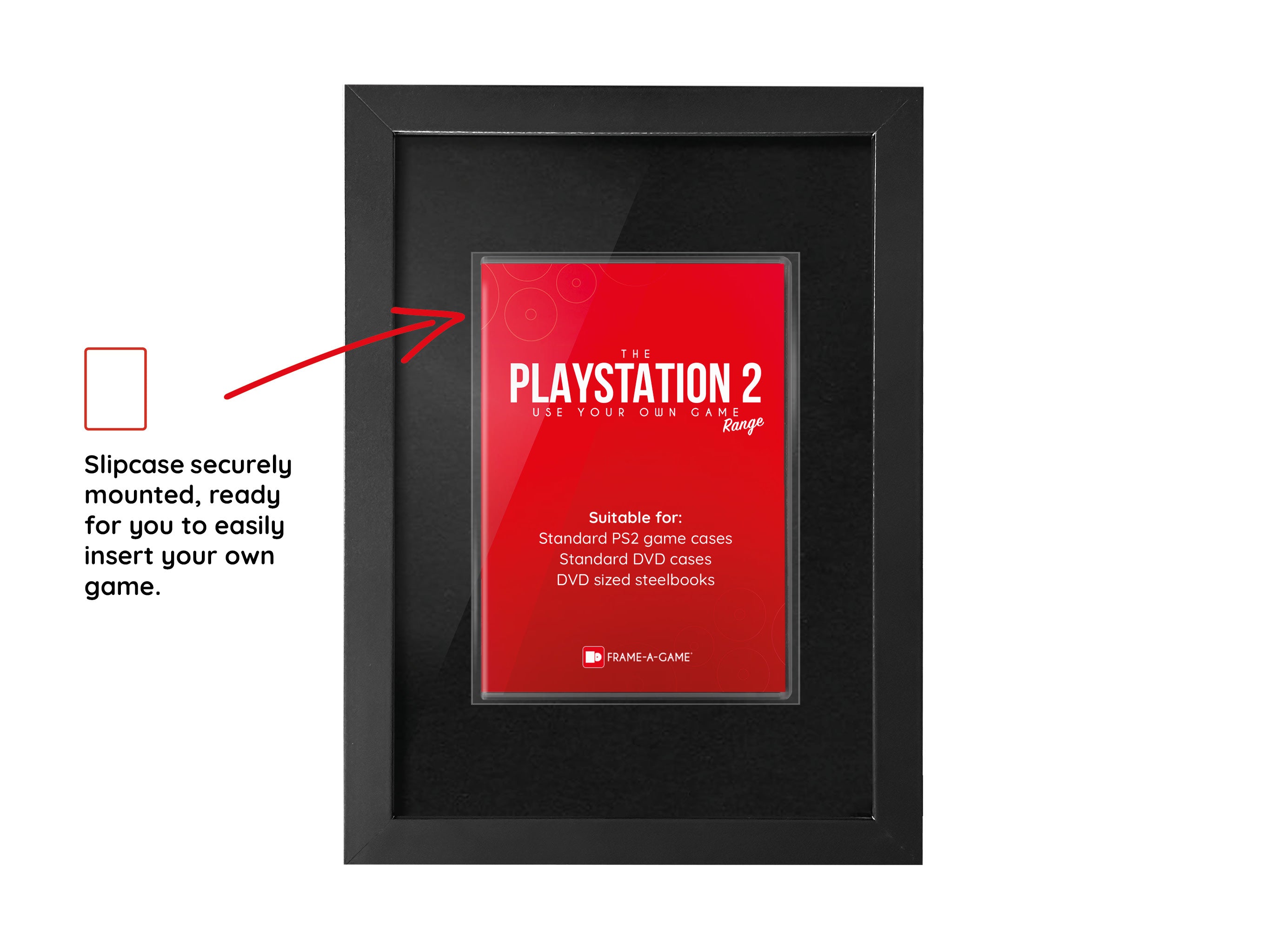 Use Your Own Game (PS2) Display Case Range Frame - Frame-A-Game