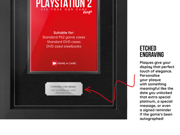 Use Your Own Game (PS2) Display Case Range Frame - Frame-A-Game