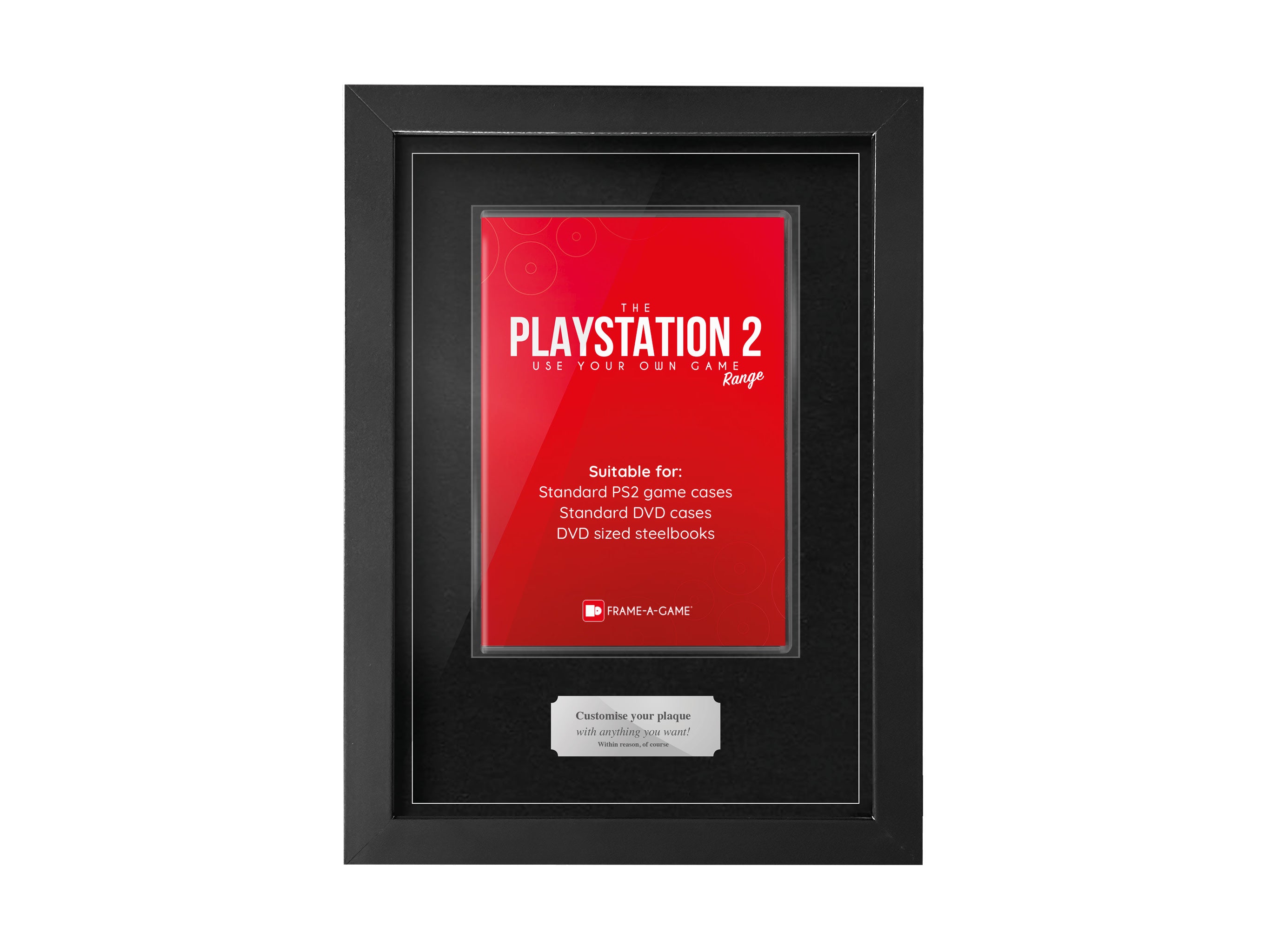 Use Your Own Game (PS2) Display Case Range Frame - Frame-A-Game
