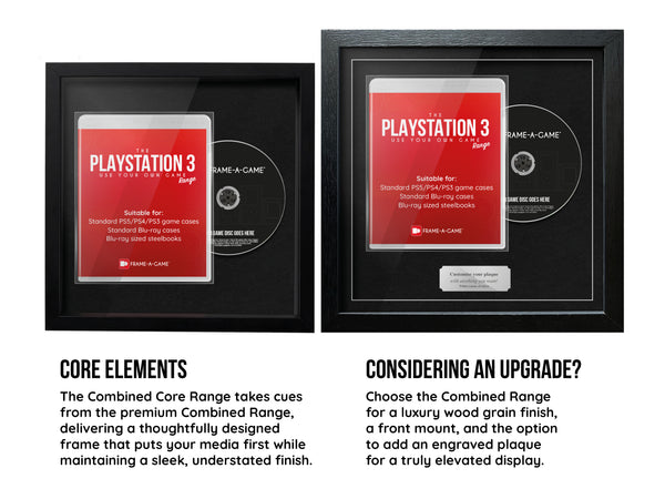 Use Your Own Game (PS3) Combined Core Range Frame - Frame-A-Game