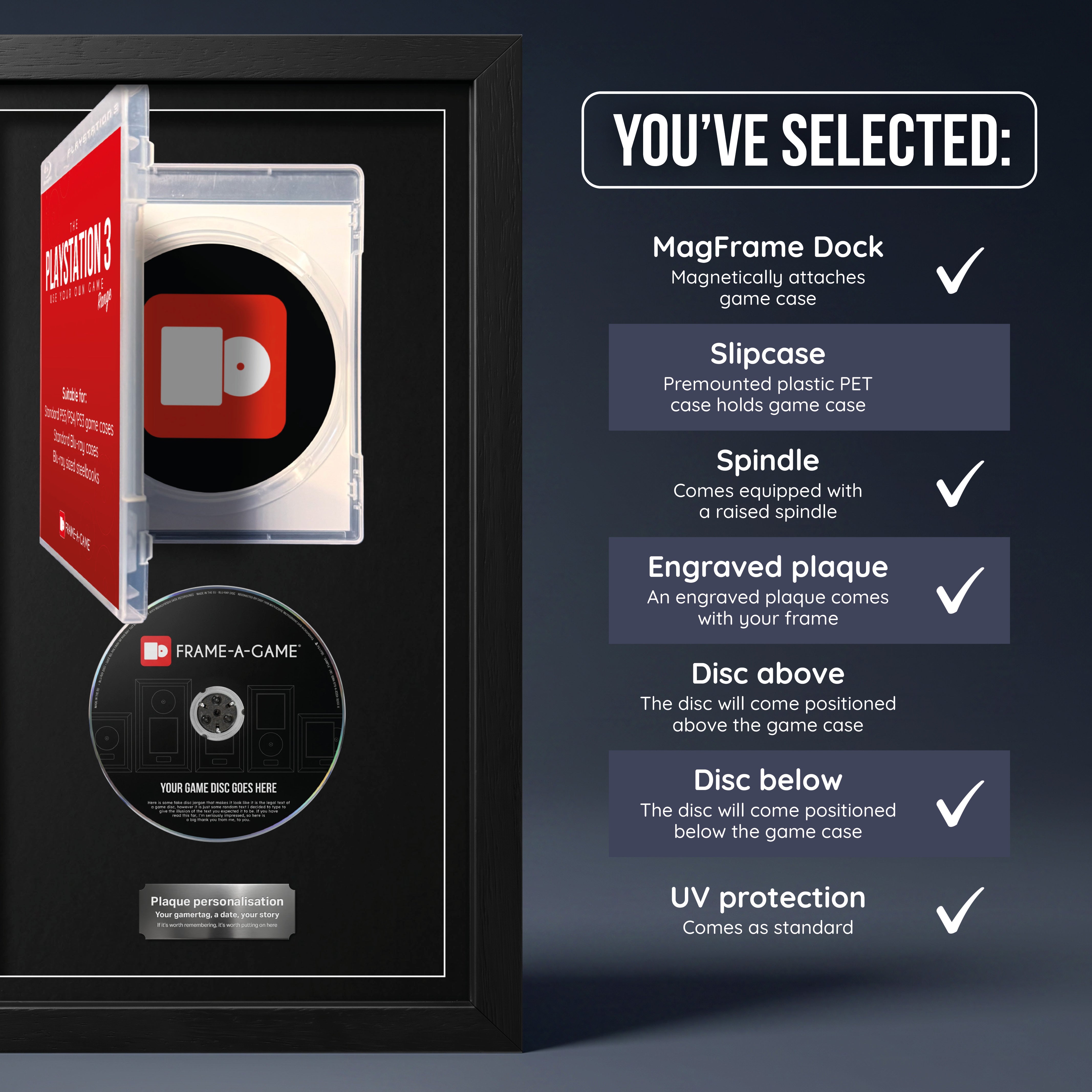 Utilisez votre propre jeu (PS5) Cadre de tir d'exposition
