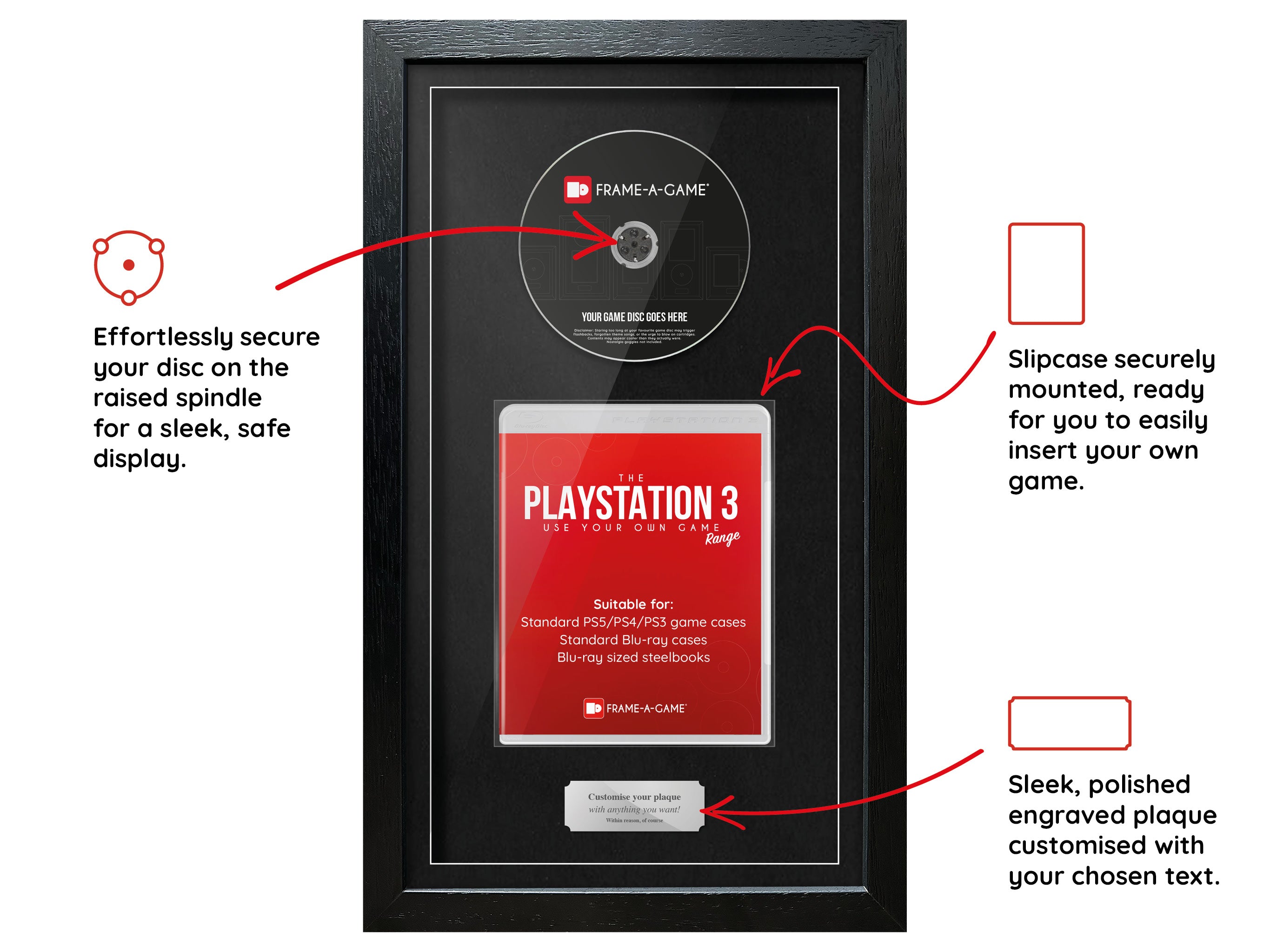 Use Your Own Game (PS3) Exhibition Range Frame - Frame-A-Game