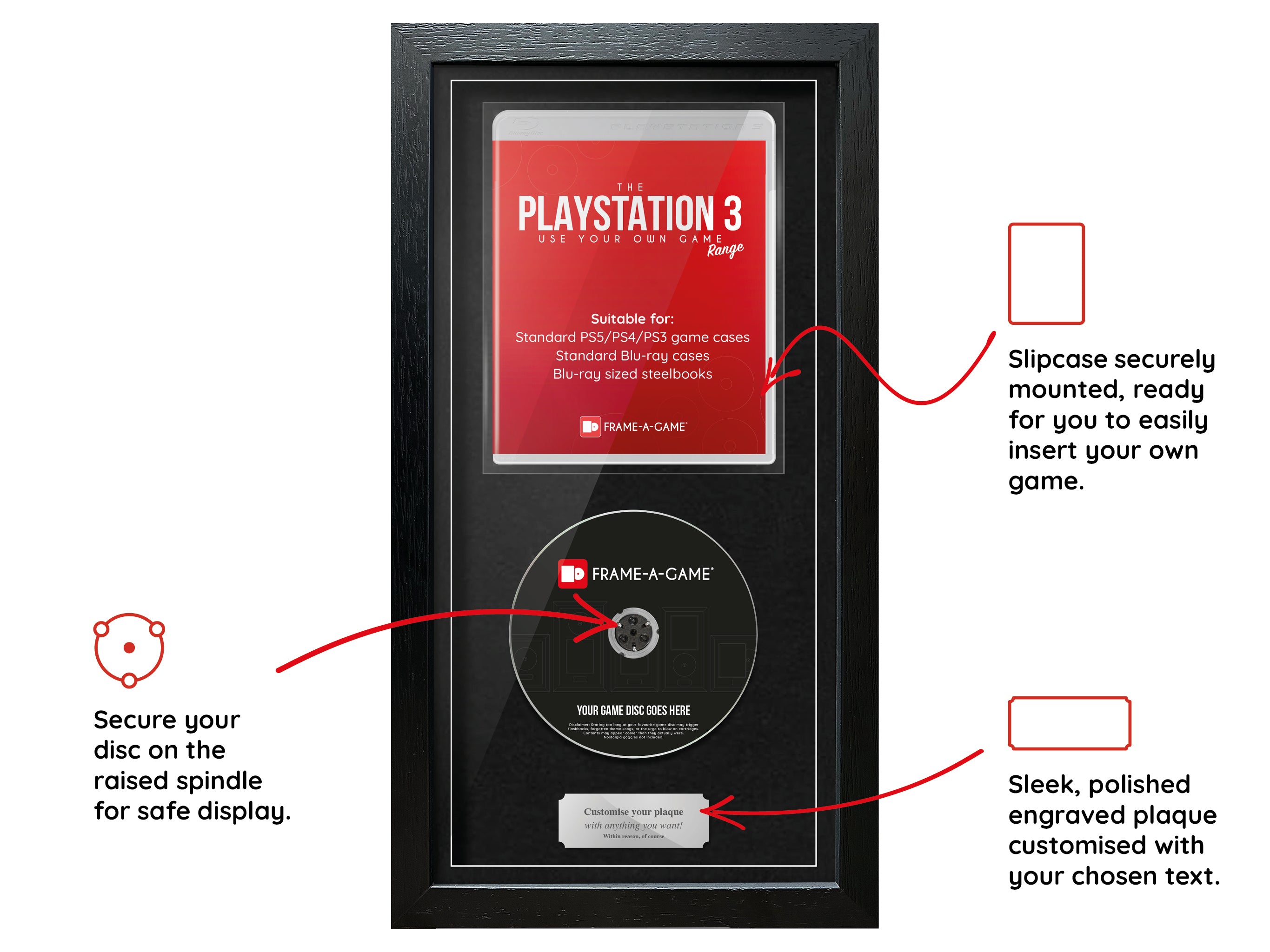 Use Your Own Game (PS3) Expo Pro Range Frame - Frame-A-Game