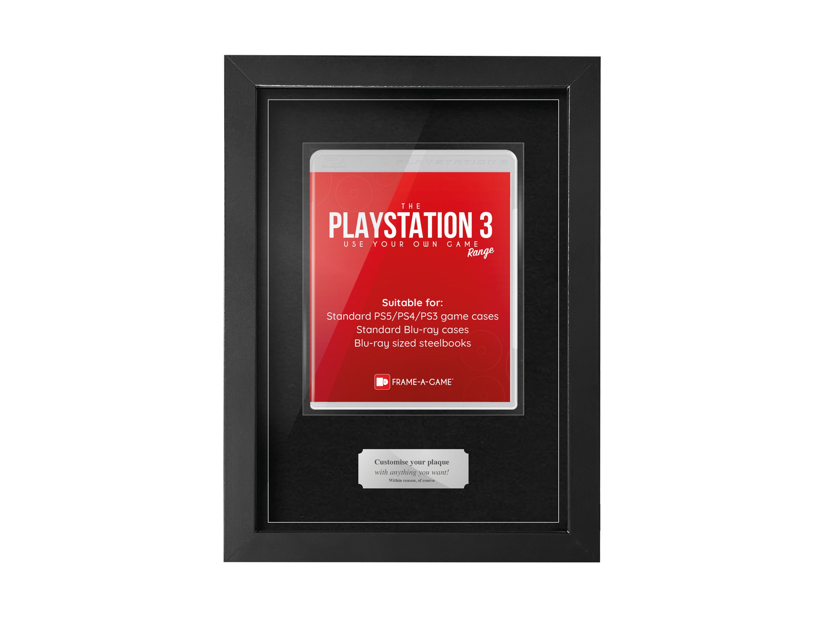 Use Your Own Game (PS3) Display Case Range Frame - Frame-A-Game