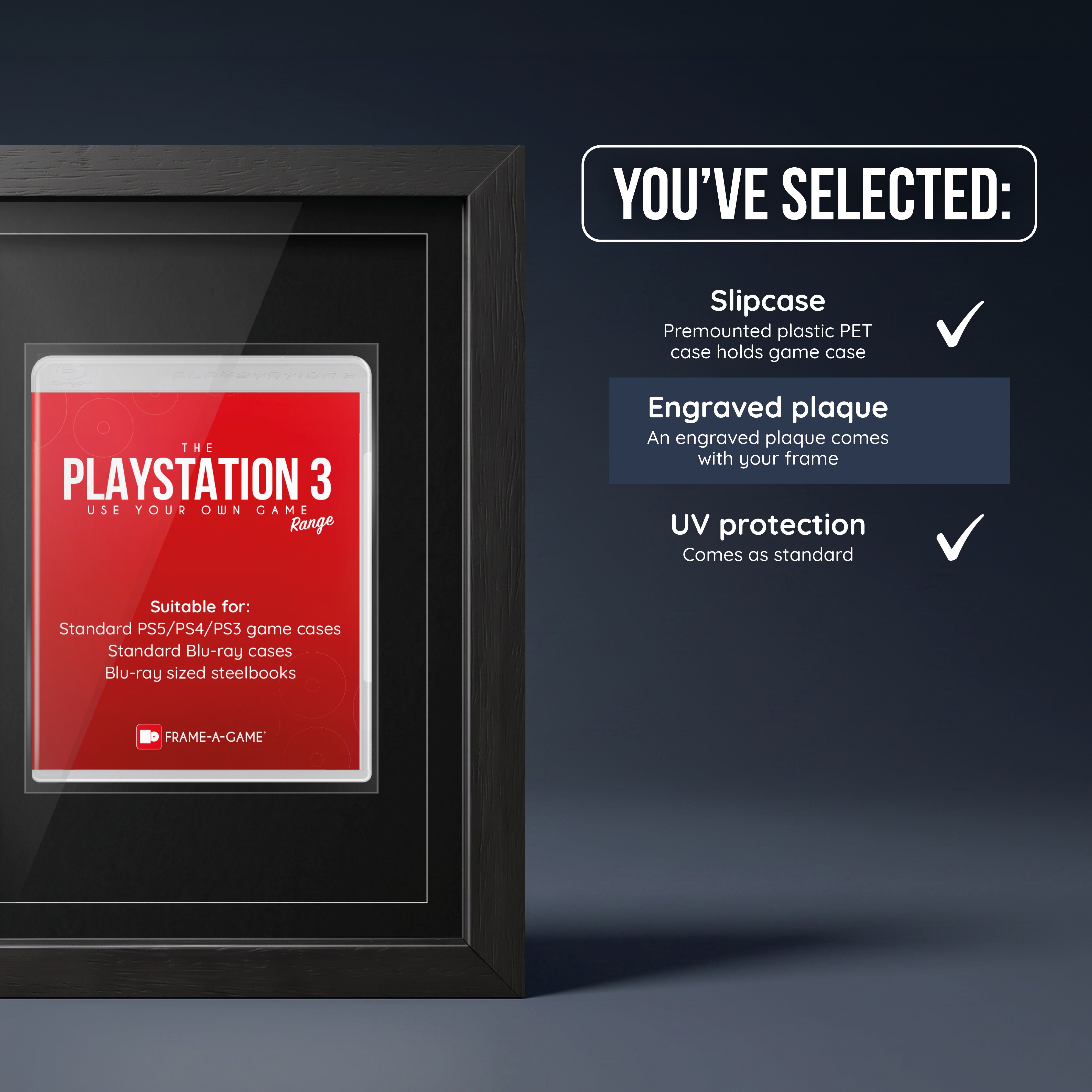 Utilisez votre propre jeu (PS5) Cadre de tir d'exposition