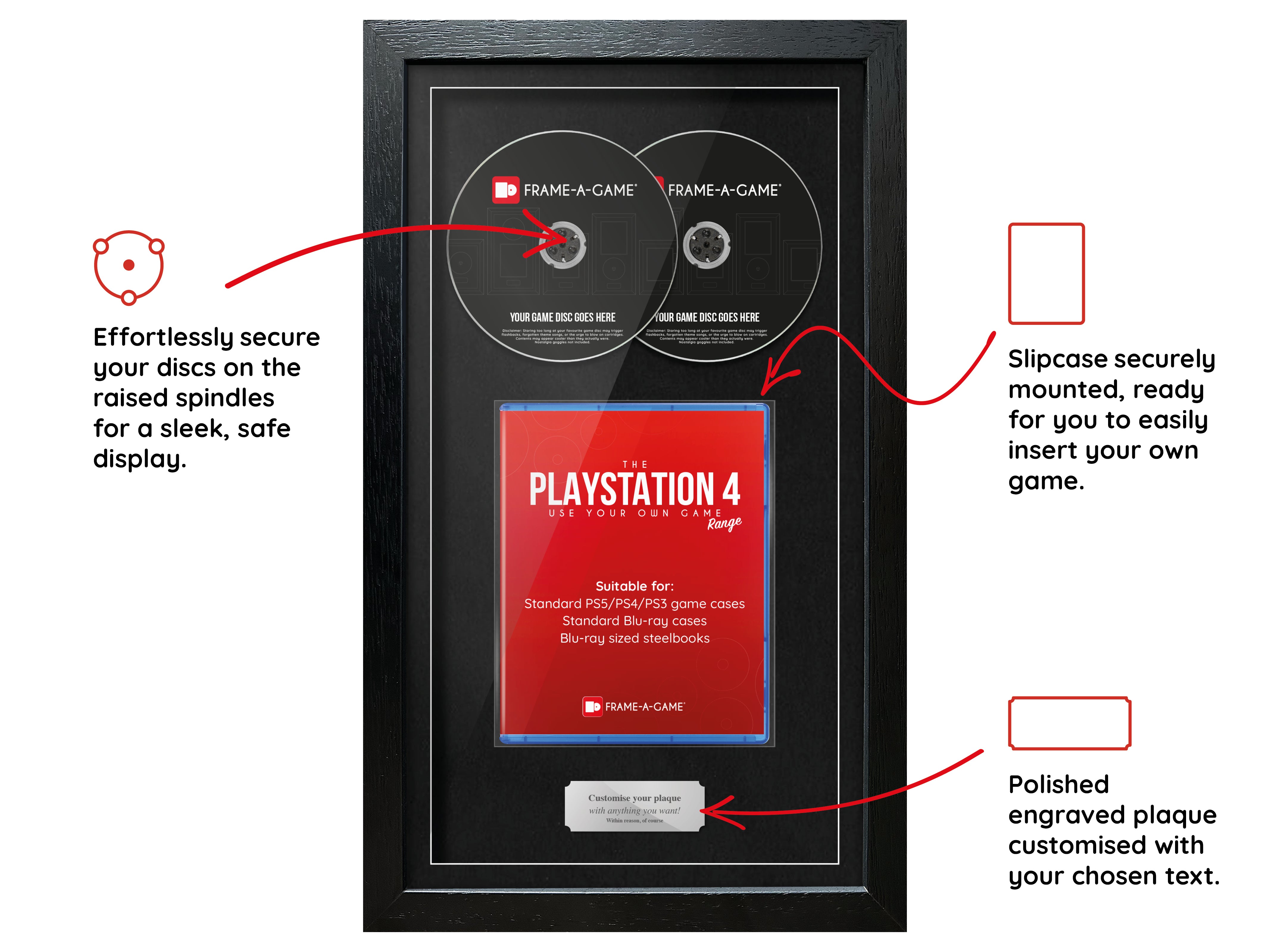 Use Your Own Game (PS4) Exhibition Range Frame - Frame-A-Game