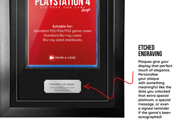Utilisez votre propre jeu (PS4) Vitrine de présentation Cadre