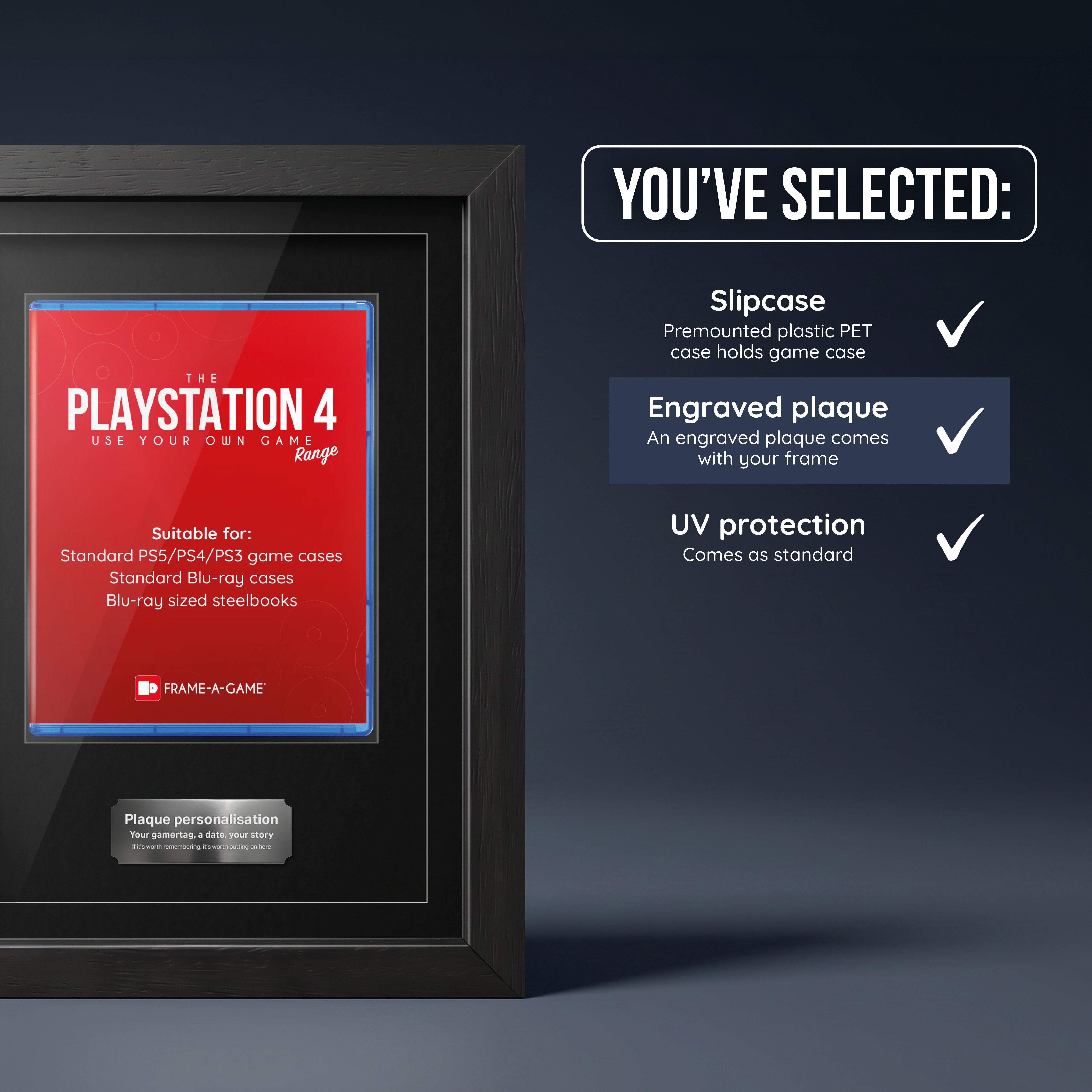 Utilisez votre propre jeu (PS5) Cadre de tir d'exposition
