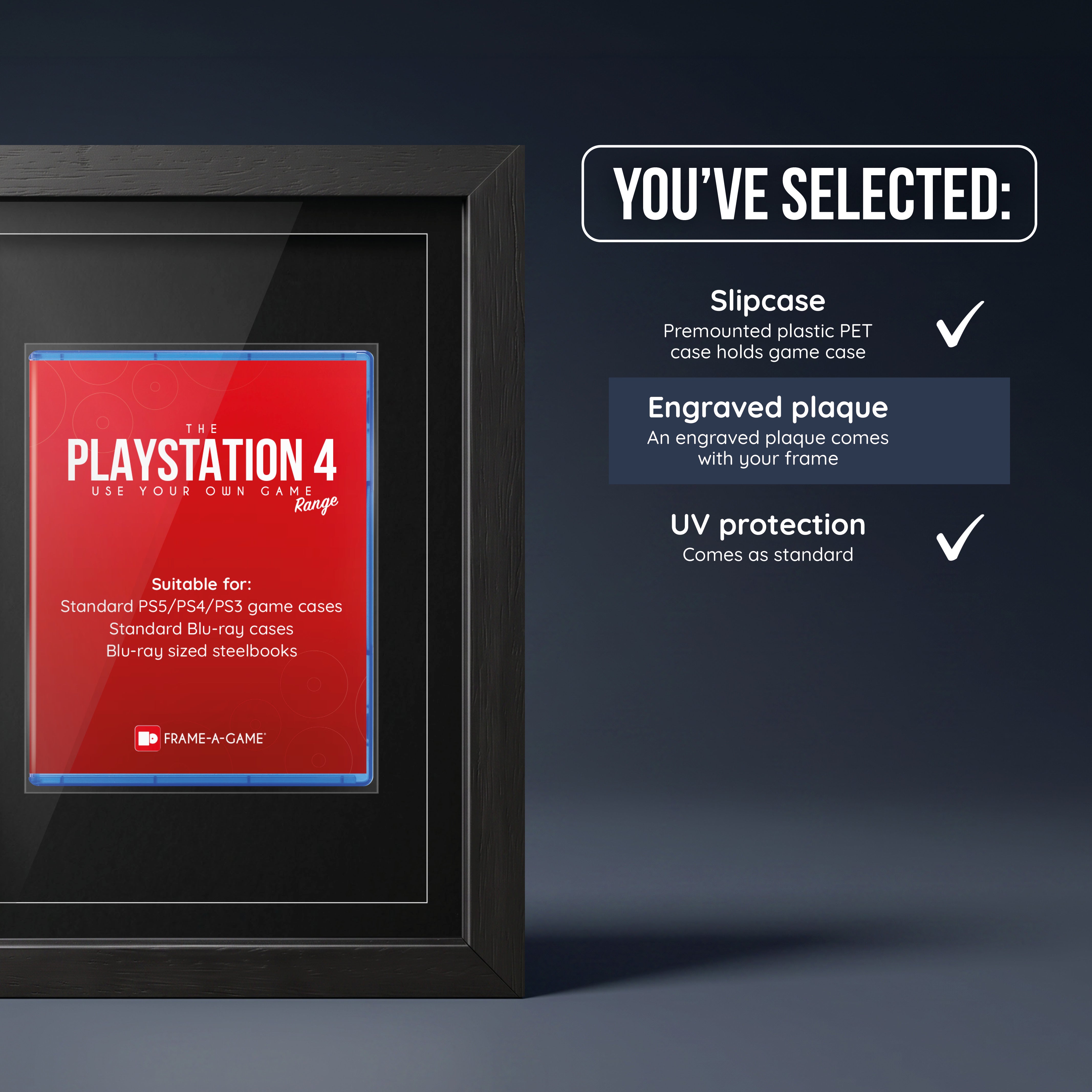 Utilisez votre propre jeu (PS5) Cadre de tir d'exposition
