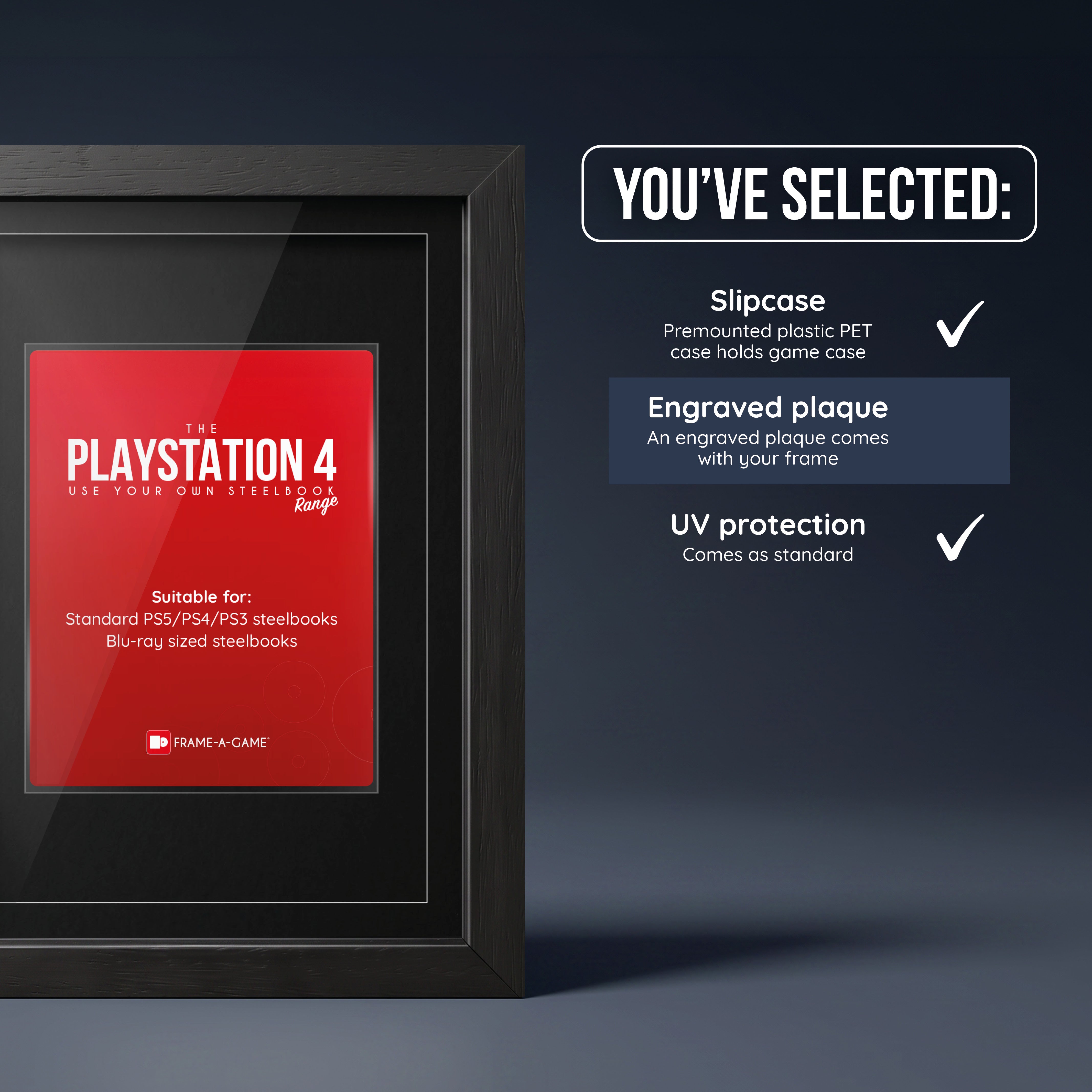 Utilisez votre propre jeu (PS5) Cadre de tir d'exposition