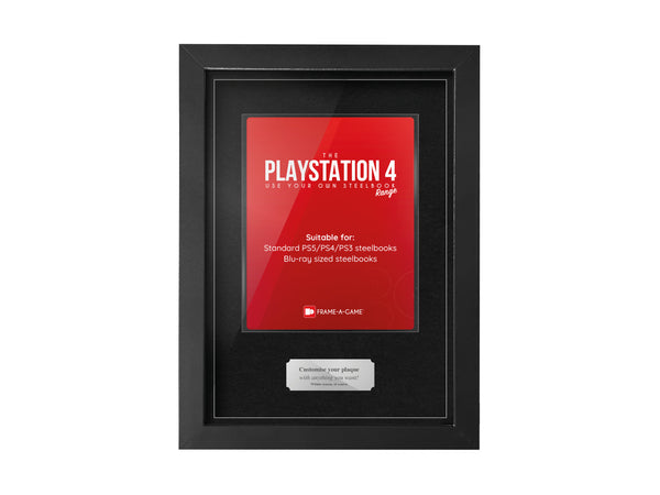 Use Your Own Steelbook (PS4) Display Case Range Frame - Frame-A-Game