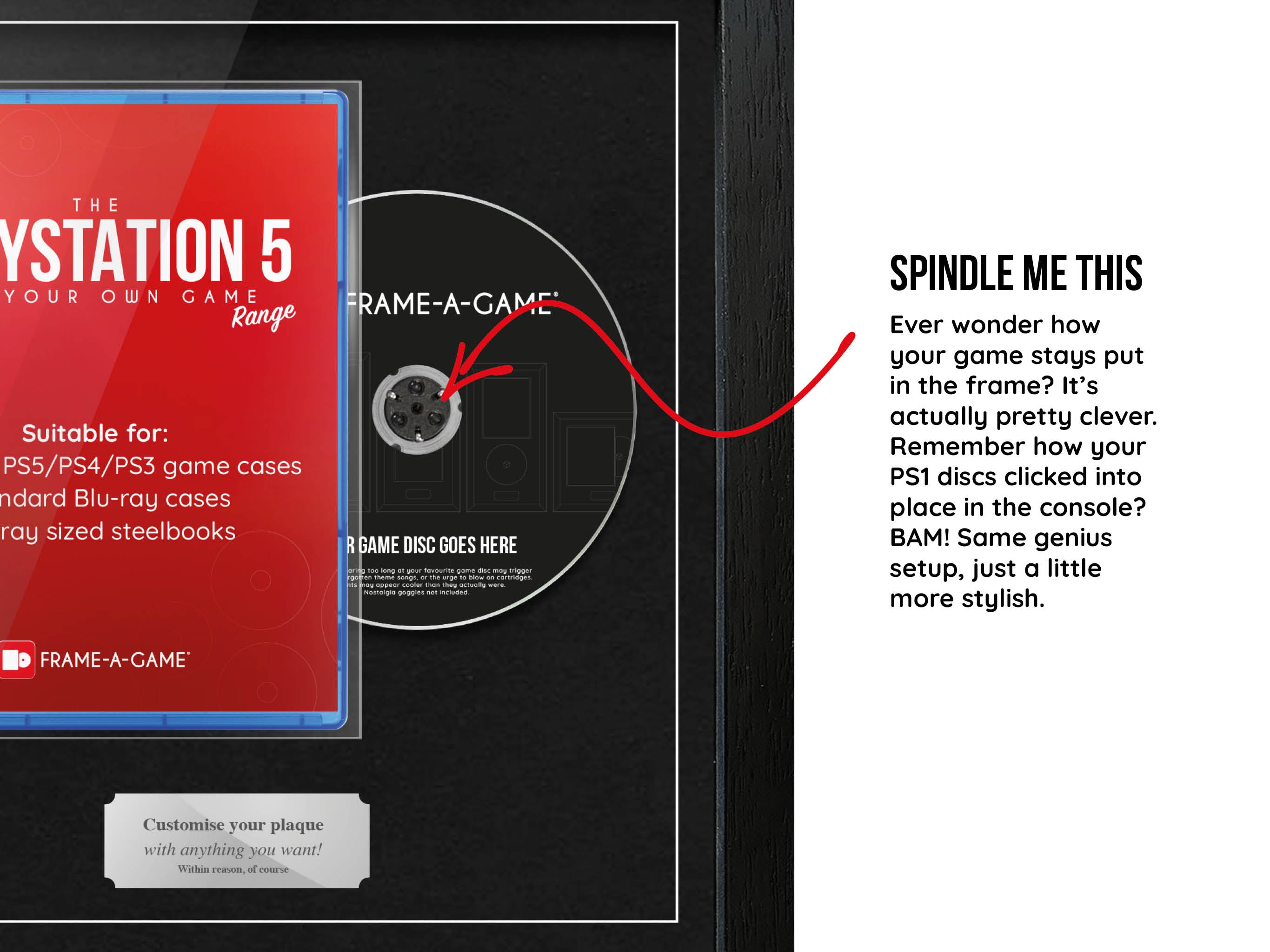 Use Your Own Game (PS5) Combined Range Frame - Frame-A-Game