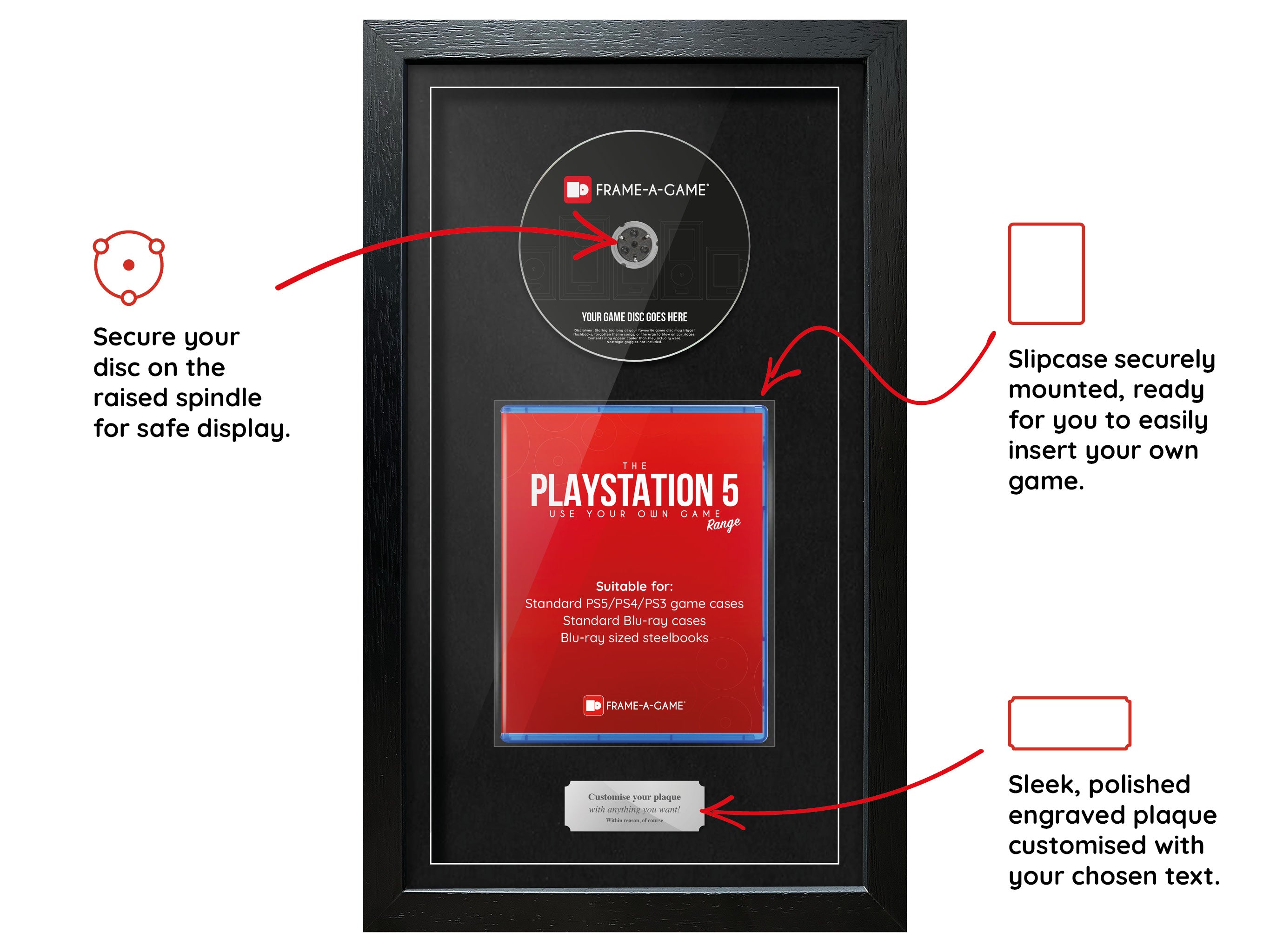 Use Your Own Game (PS5) Exhibition Range Frame - Frame-A-Game