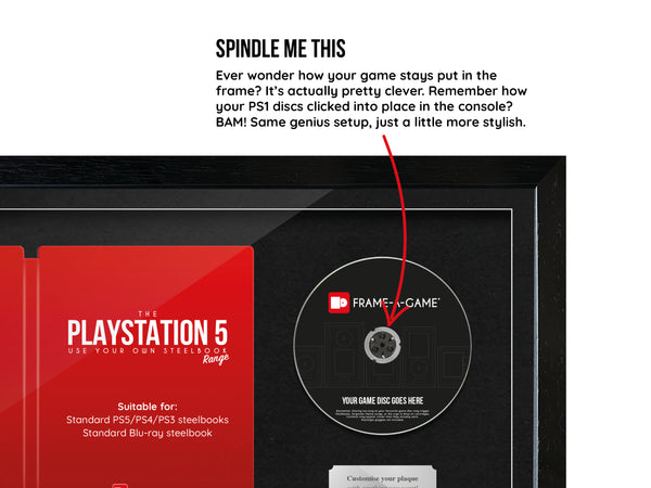Use Your Own Steelbook (PS5) Steelbook Art Range Frame - Frame-A-Game