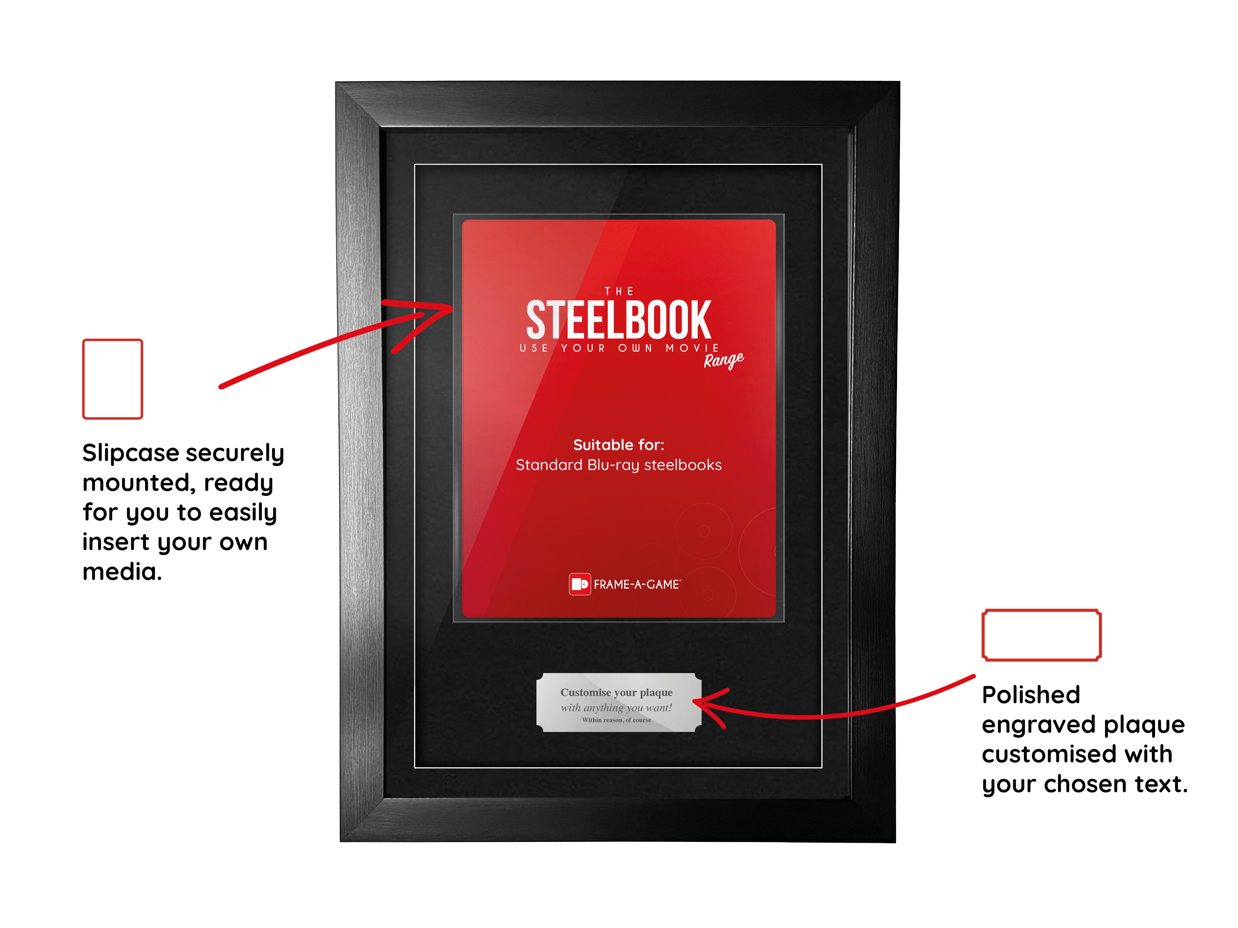 Utilisez votre propre film (Steelbook) - Cadre de présentation