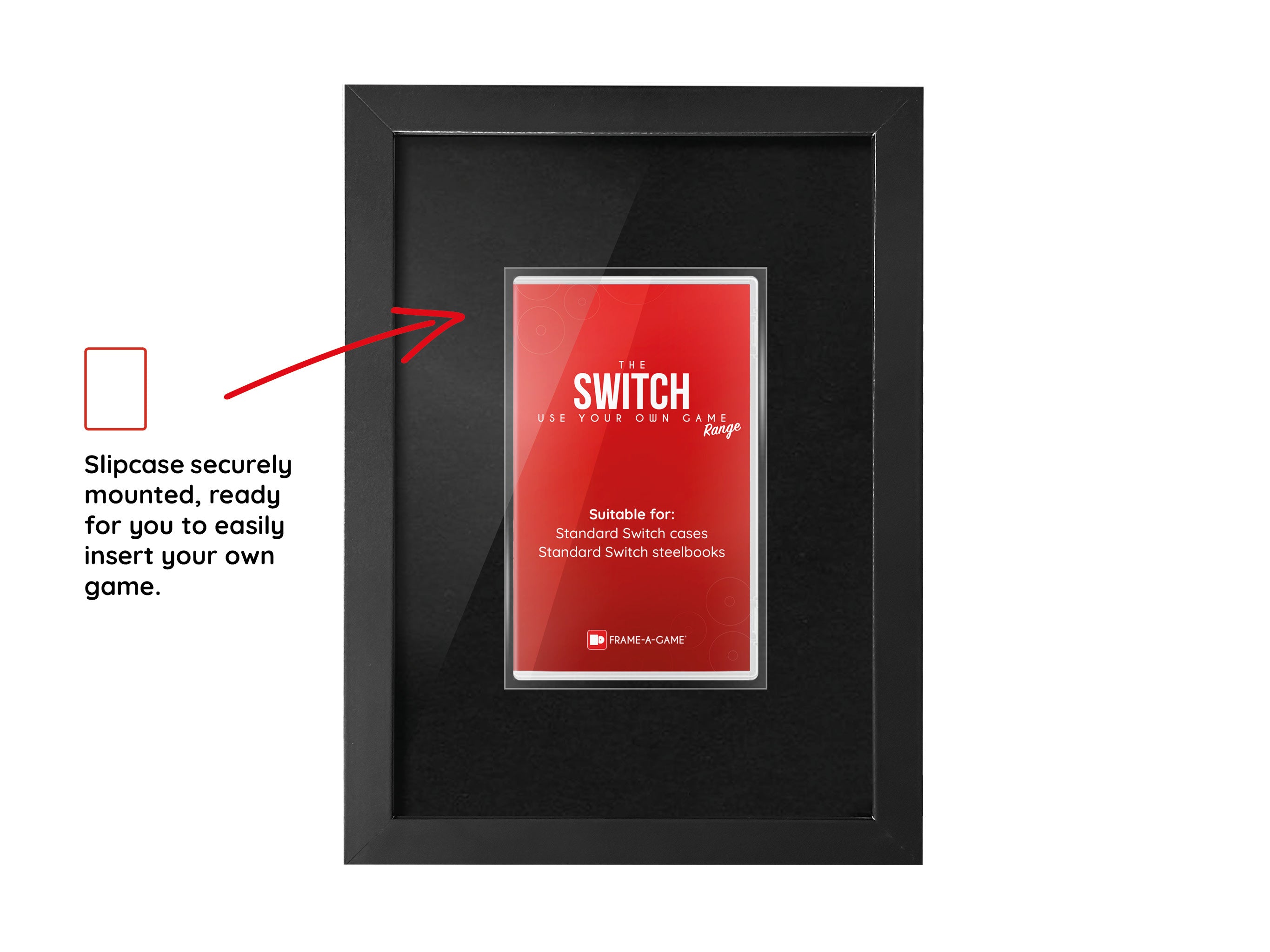 Use Your Own Game (Switch) Display Case Range Frame - Frame-A-Game