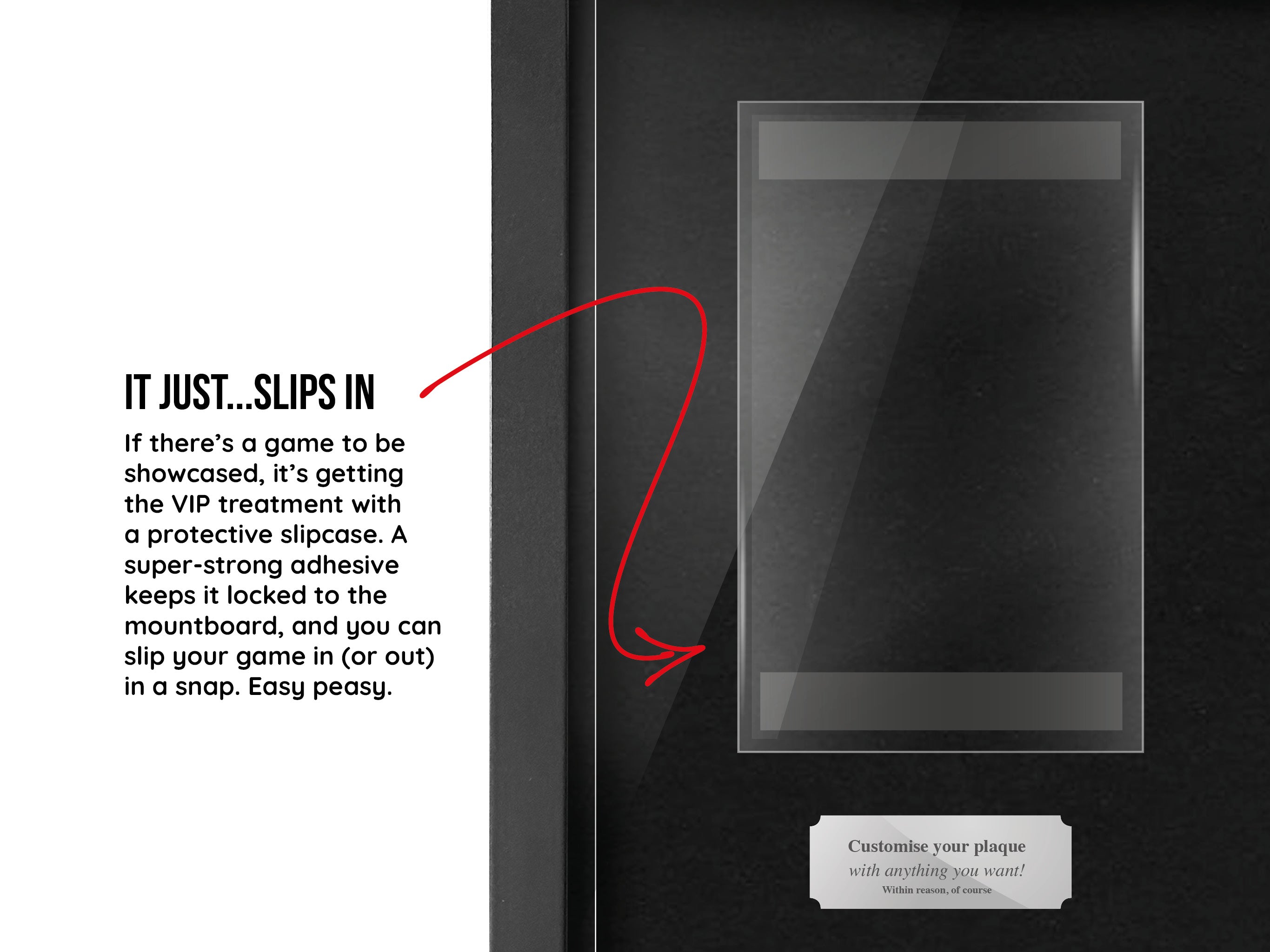 Use Your Own Game (Switch) Display Case Range Frame - Frame-A-Game