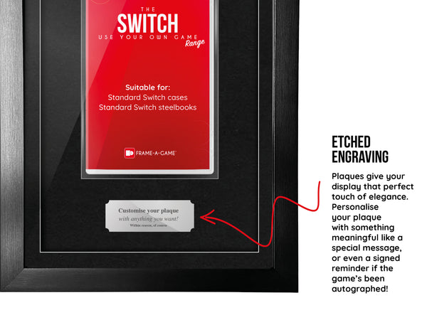 Utilisez votre propre jeu (Switch) Vitrine de présentation Cadre