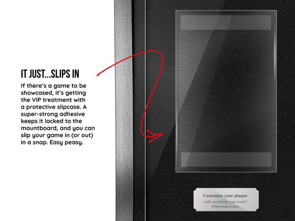 Utilisez votre propre jeu (Switch) Vitrine de présentation Cadre