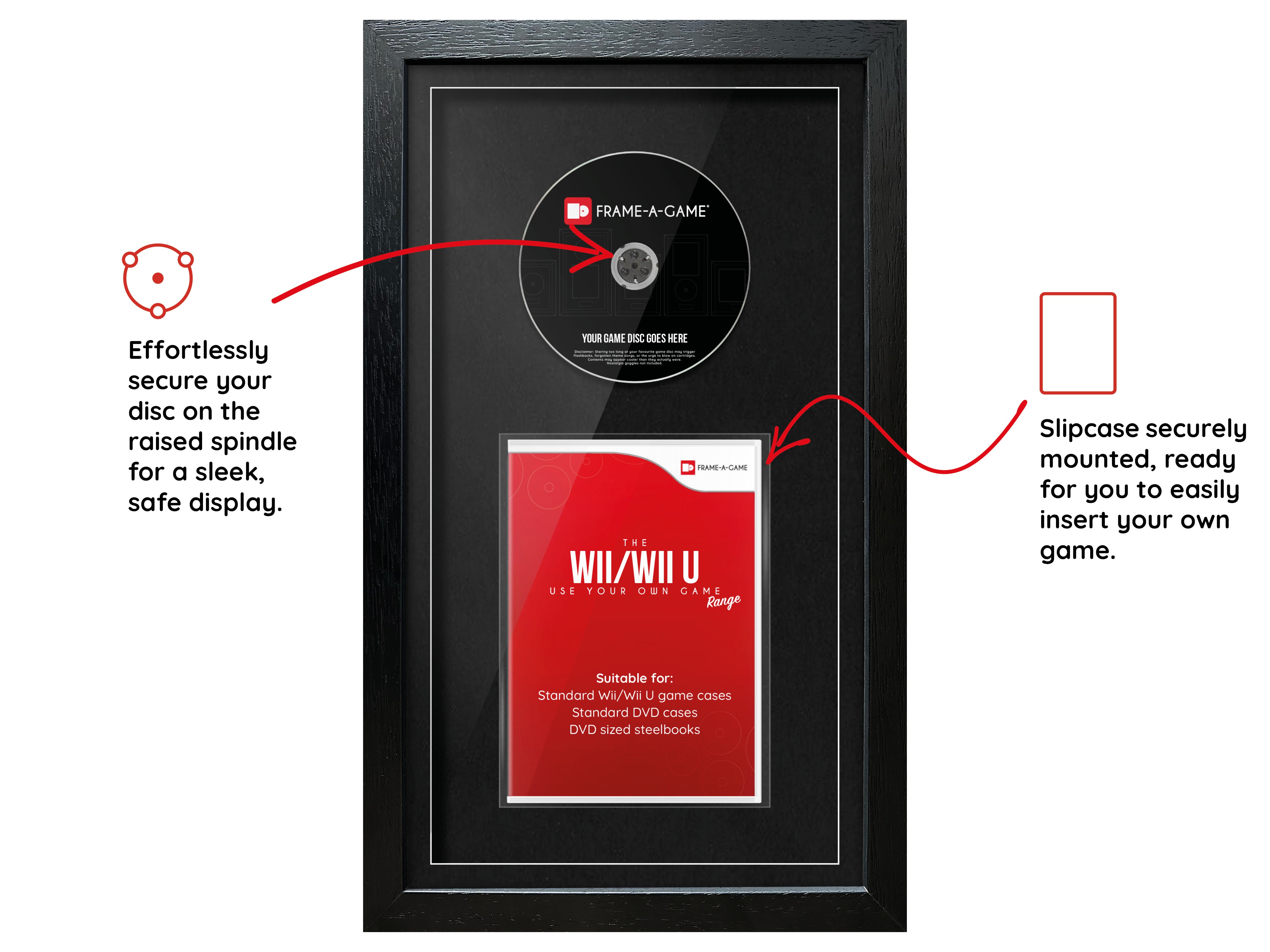 Cadre de tir d'exposition Use Your Own Game (GameCube)