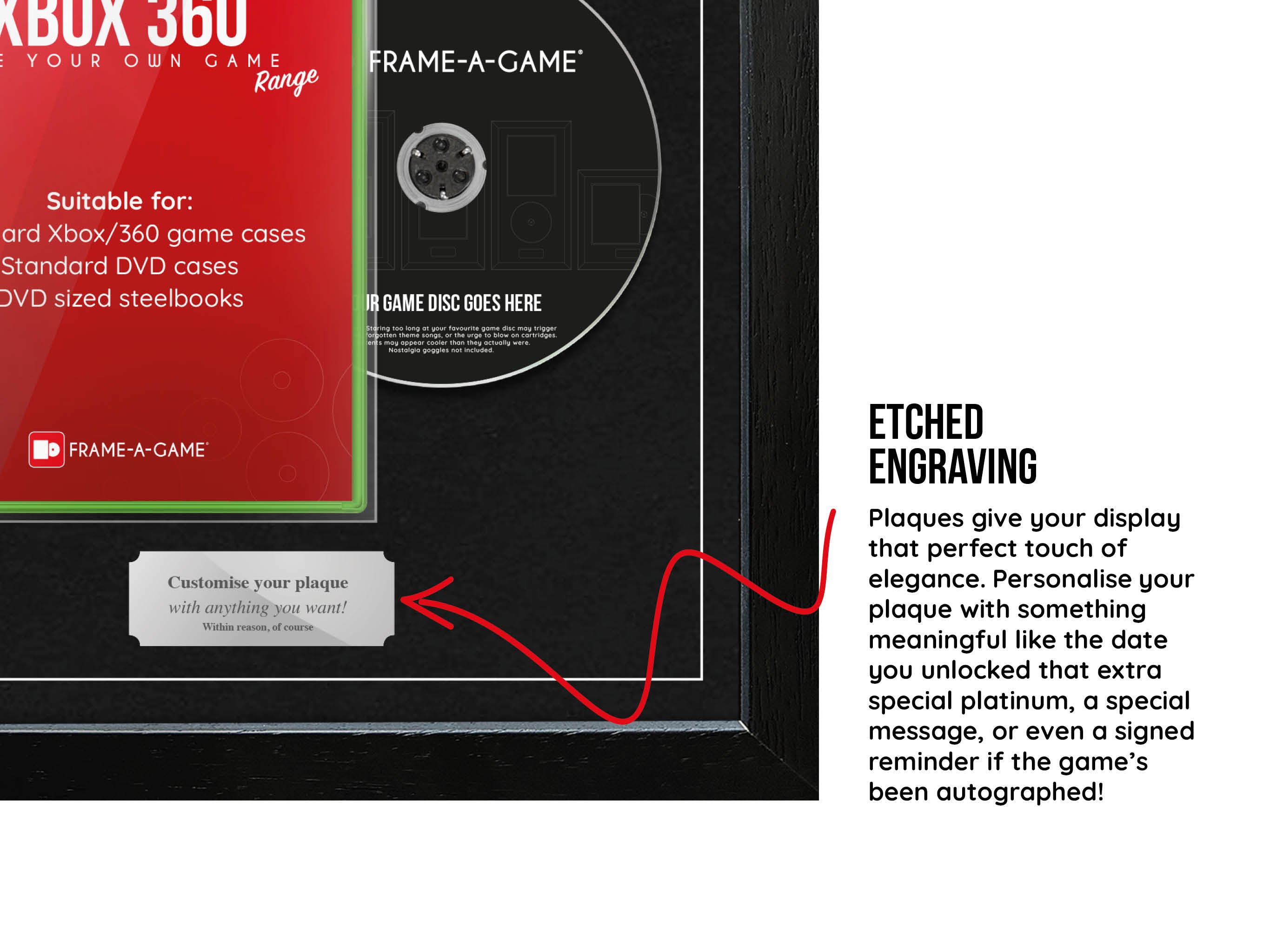 Use Your Own Game (Xbox 360) Combined Range Frame - Frame-A-Game