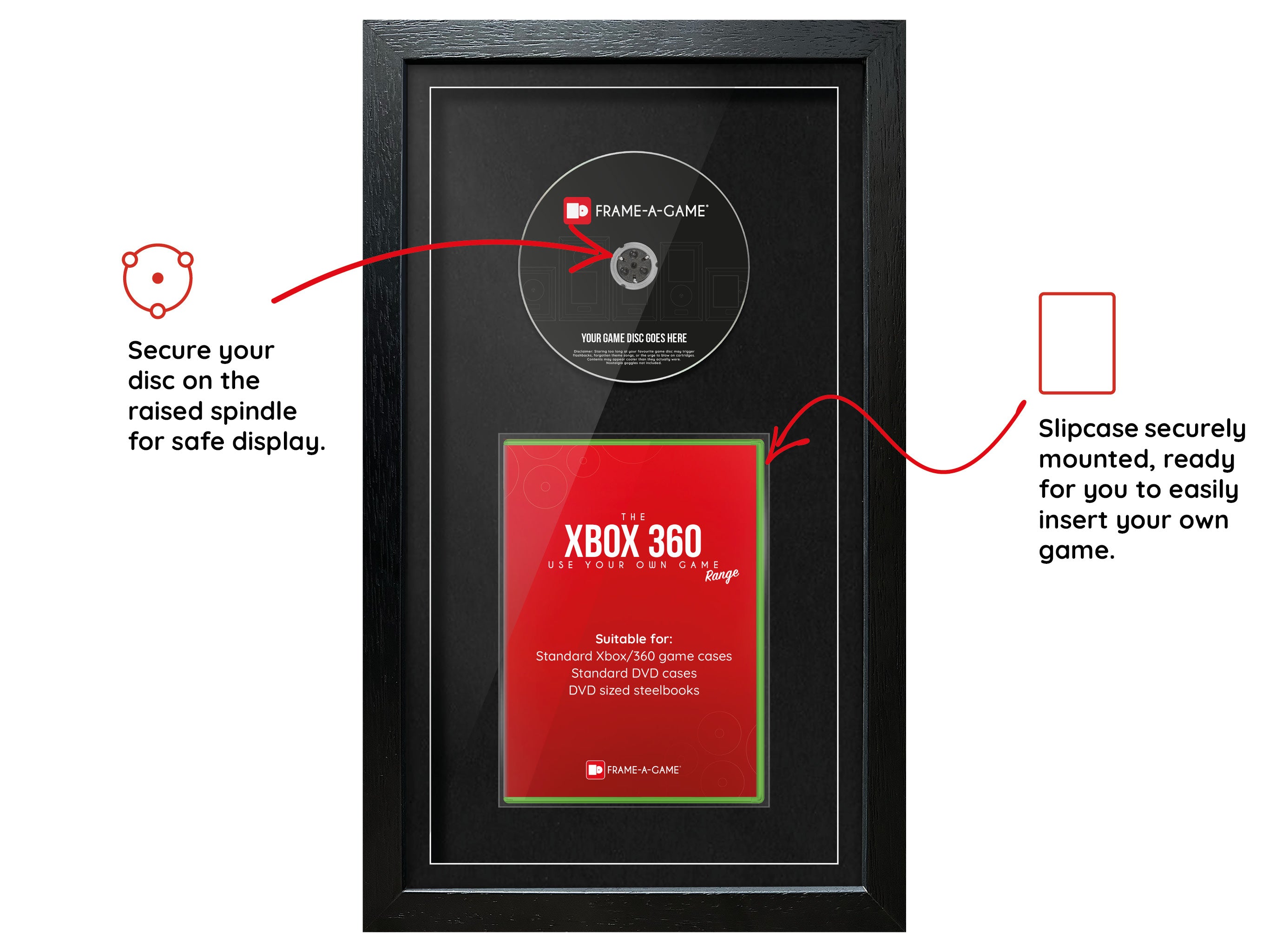 Use Your Own Game (Xbox 360) Exhibition Range Frame - Frame-A-Game