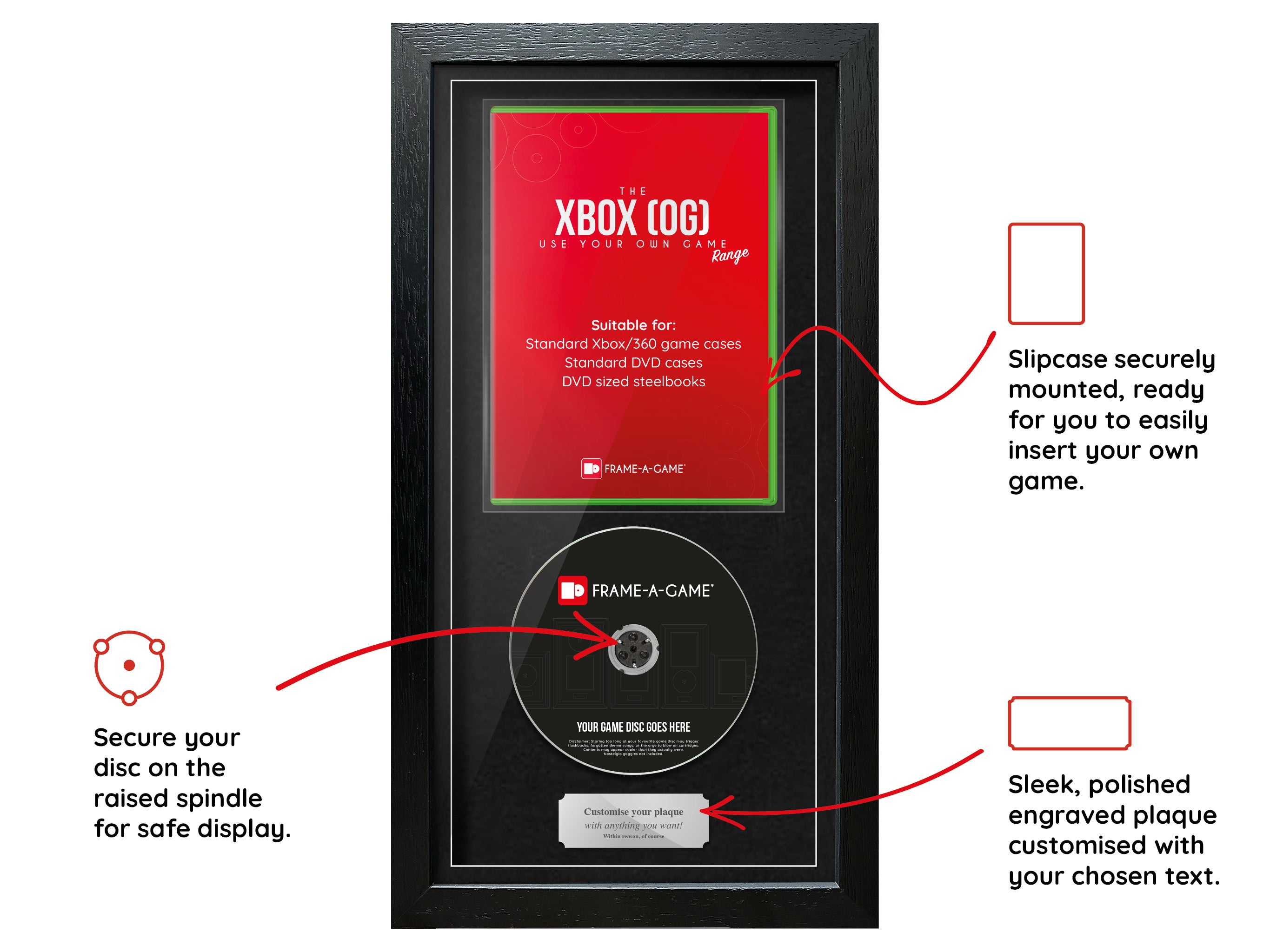 Use Your Own Game (Xbox OG) Expo Pro Range Frame - Frame-A-Game