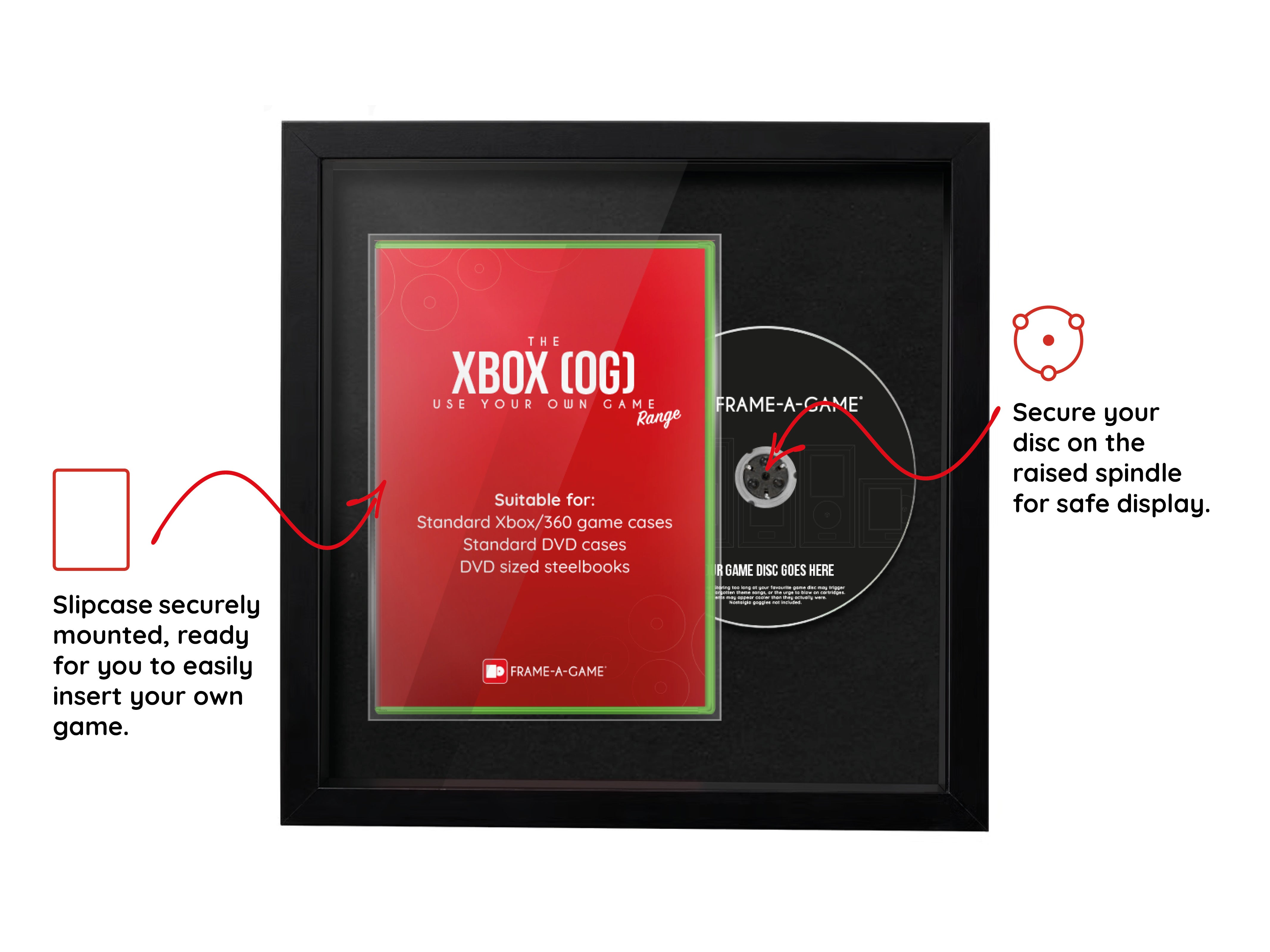 Use Your Own Game (Xbox OG) Combined Core Range Frame - Frame-A-Game