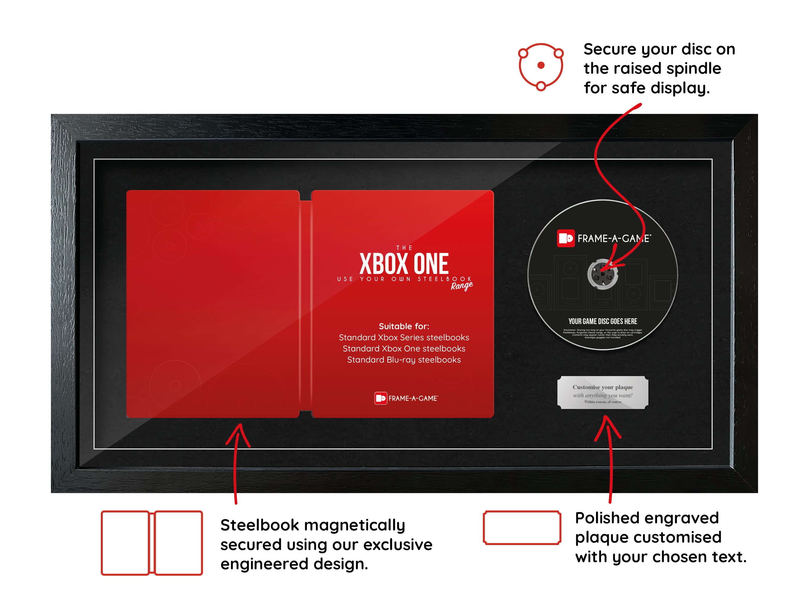 Use Your Own Steelbook (Xbox One) Steelbook Art Range Frame - Frame-A-Game
